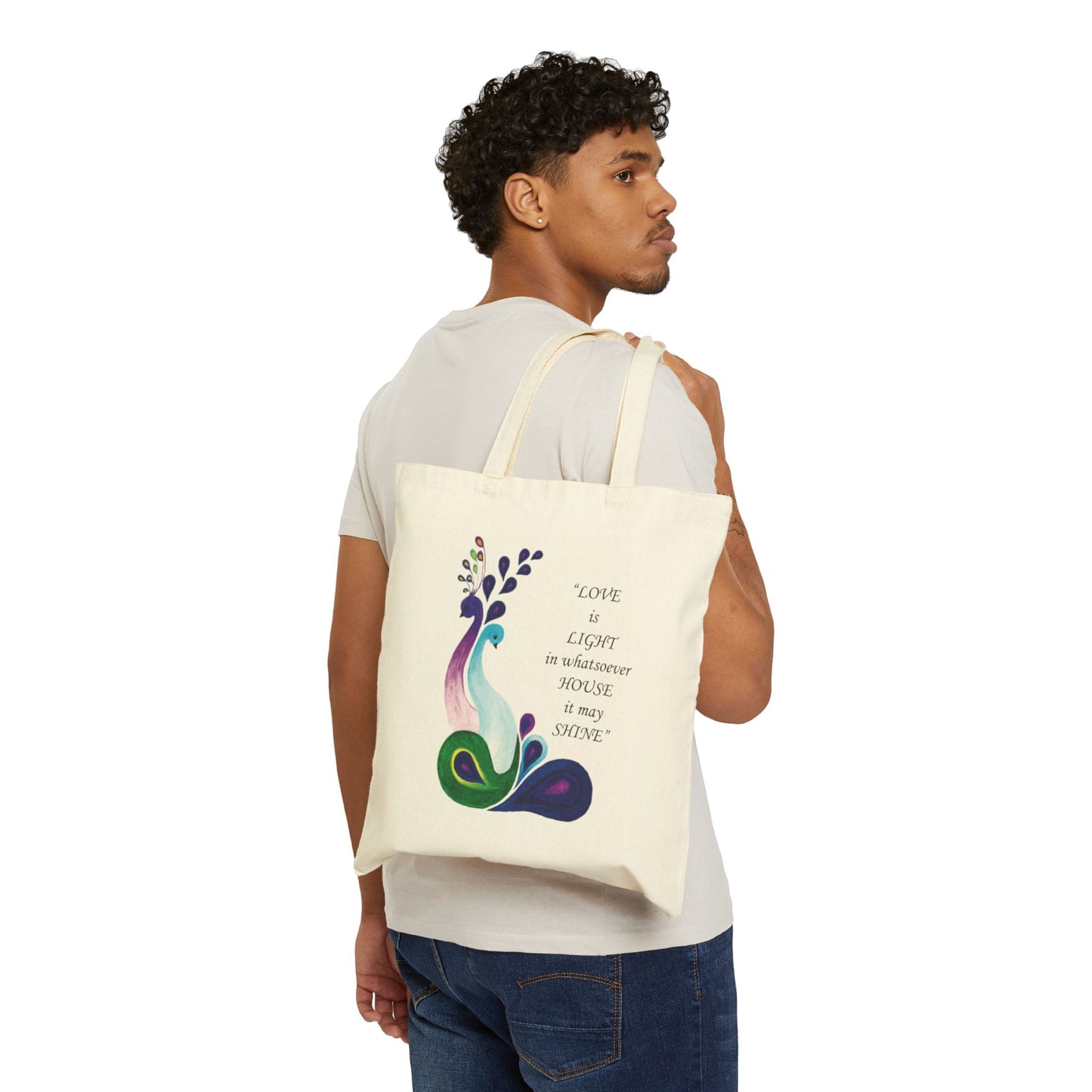 Cotton Canvas Tote Bag in Farsi & English