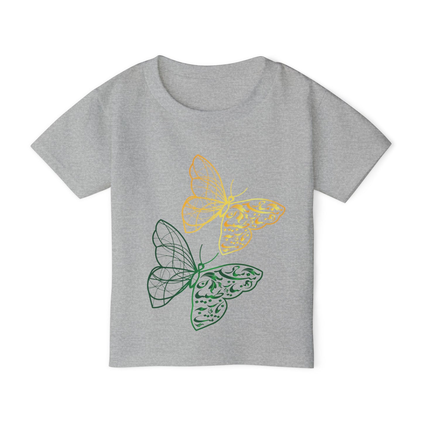 BUTTERFLY PRINT TODDLER T-SHIRT تنت به ناز طبیبان نیازمند مباد"
