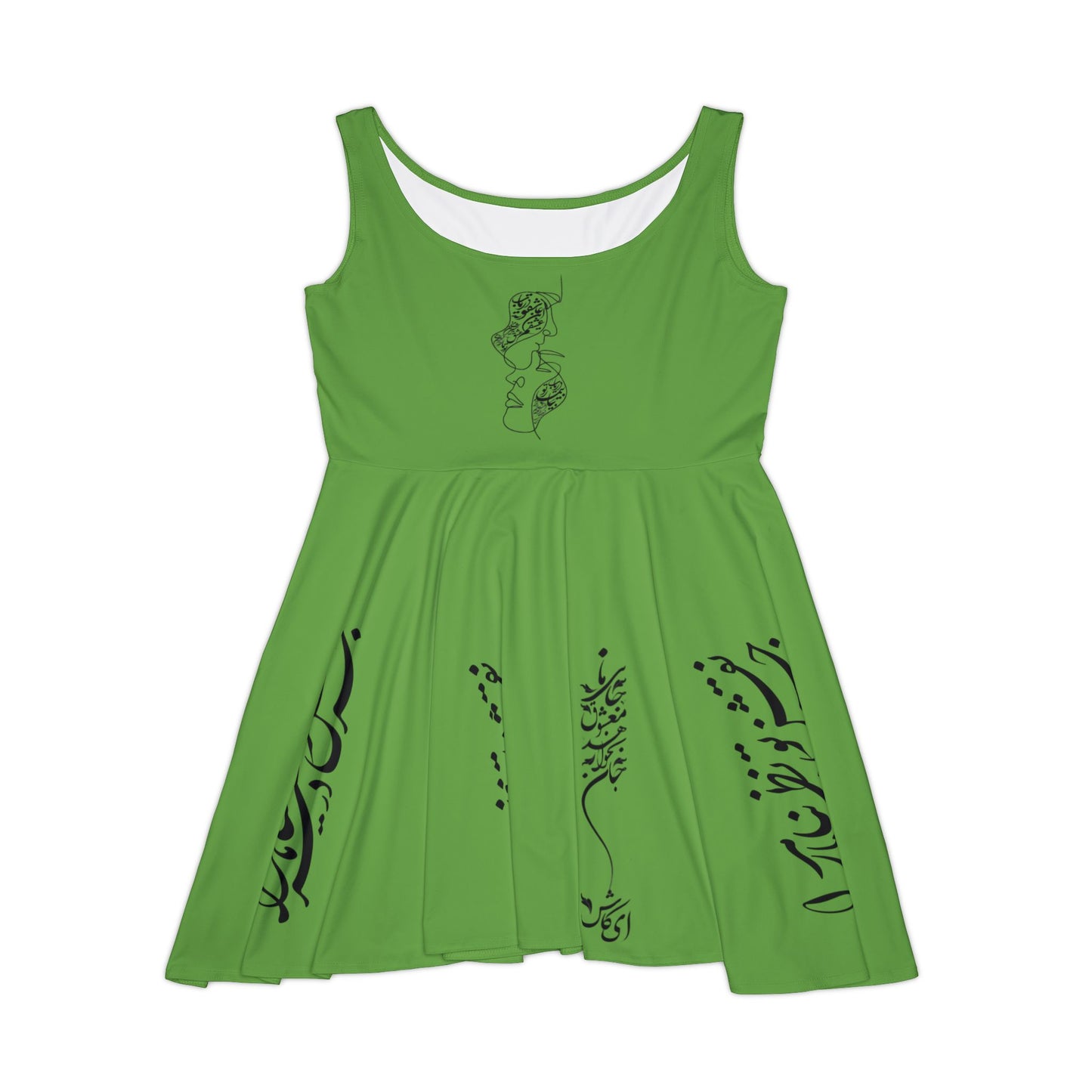 PERSIAN CALLIGRAPHY DANCE DRESS