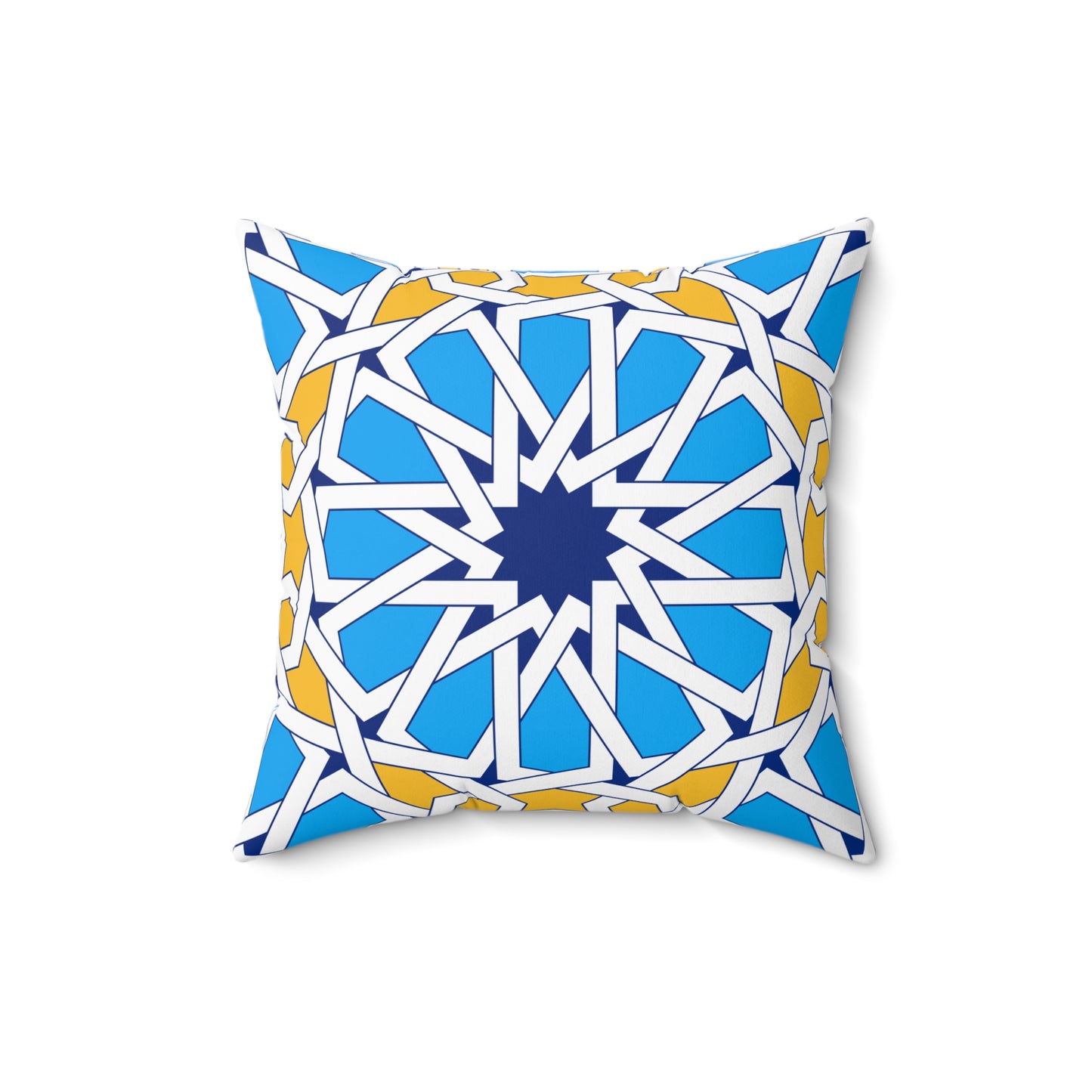 Spun Polyester Square Pillow Persion Design
