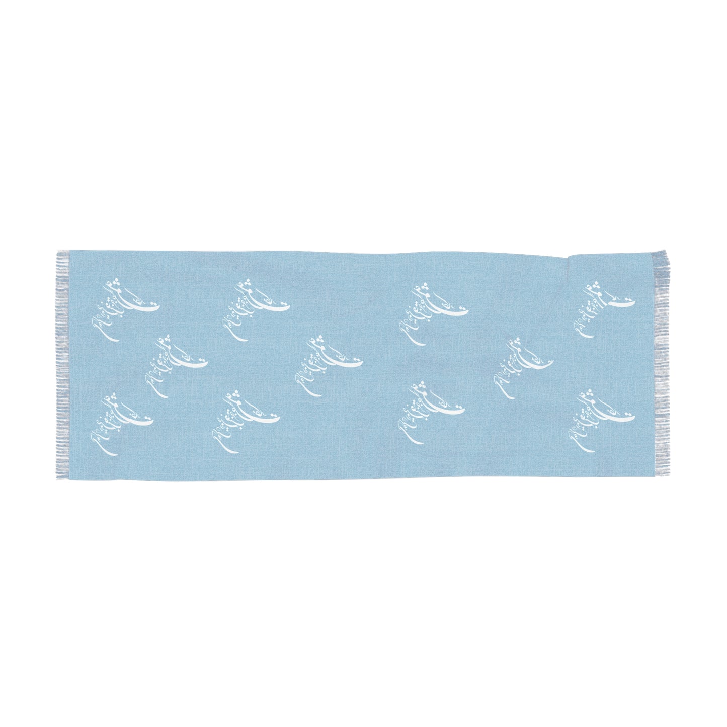 PERSIAN CALLIGRAPHY SCARF ای دوست در روضه قلب جز گل عشق مکار