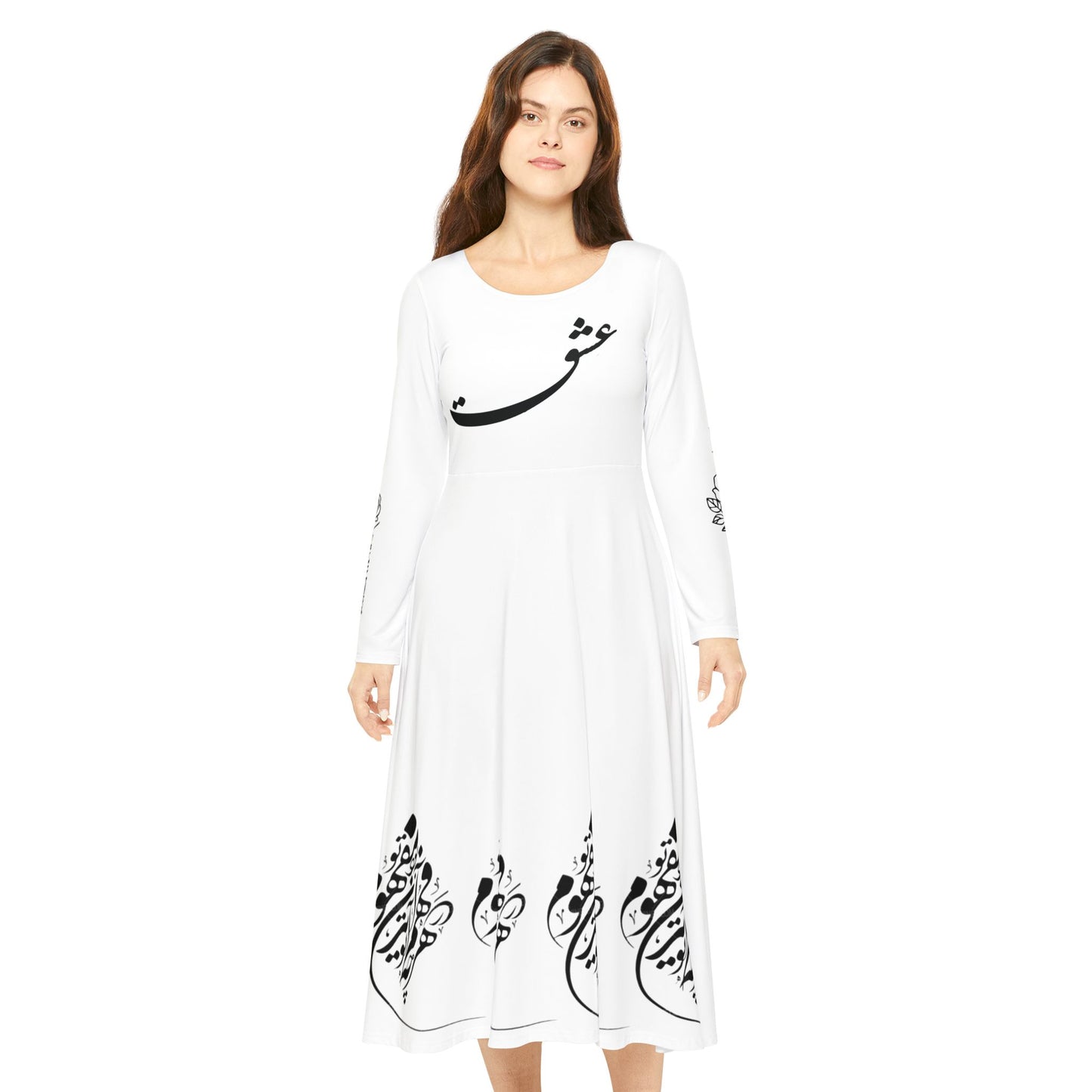 PERSIAN CALLIGRAPHY DANCE DRESS