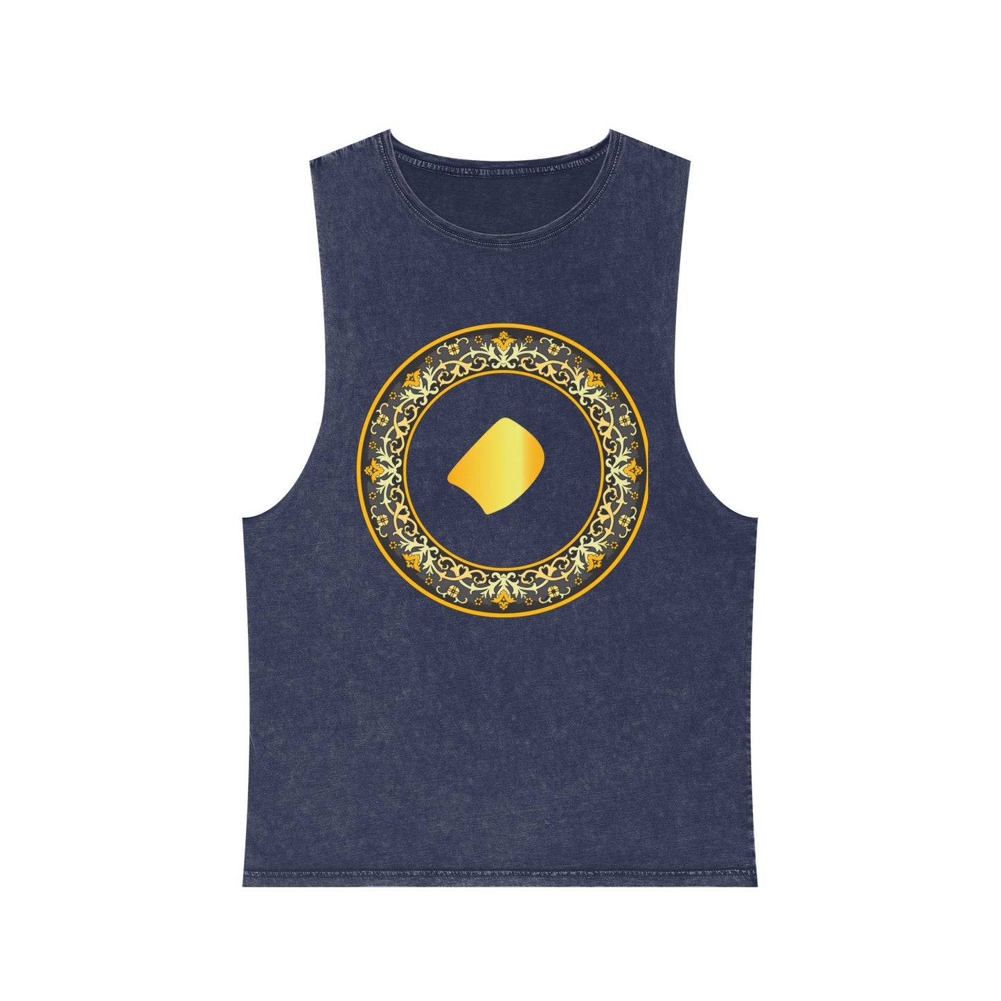 FARSI DOT UNISEX STONEWASH TANK TOP WITH TAZHIB نقطه فارسی