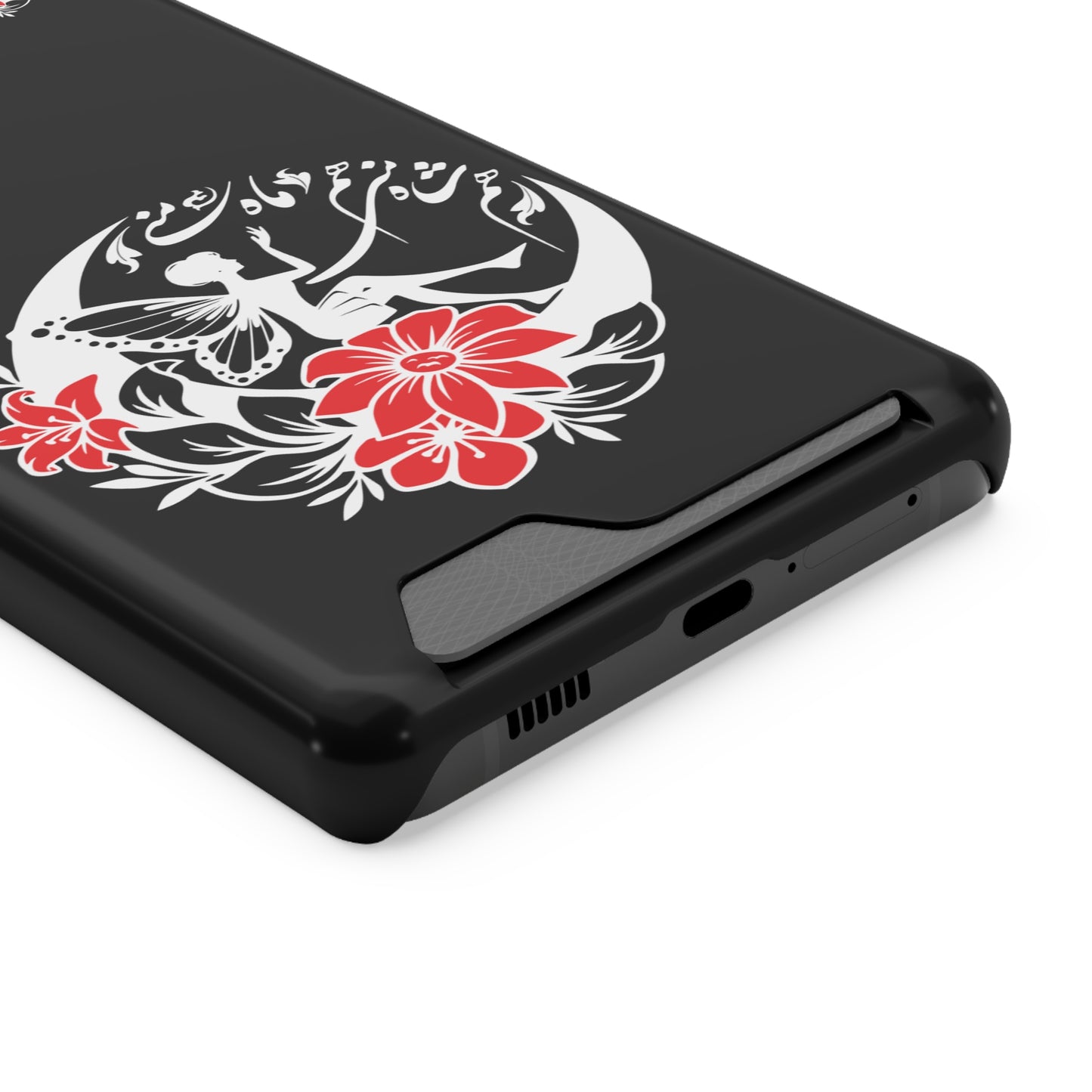 ENCHANTING PHONE CASE WITH CARD HOLDER | هم شاه منی هم ماه منی