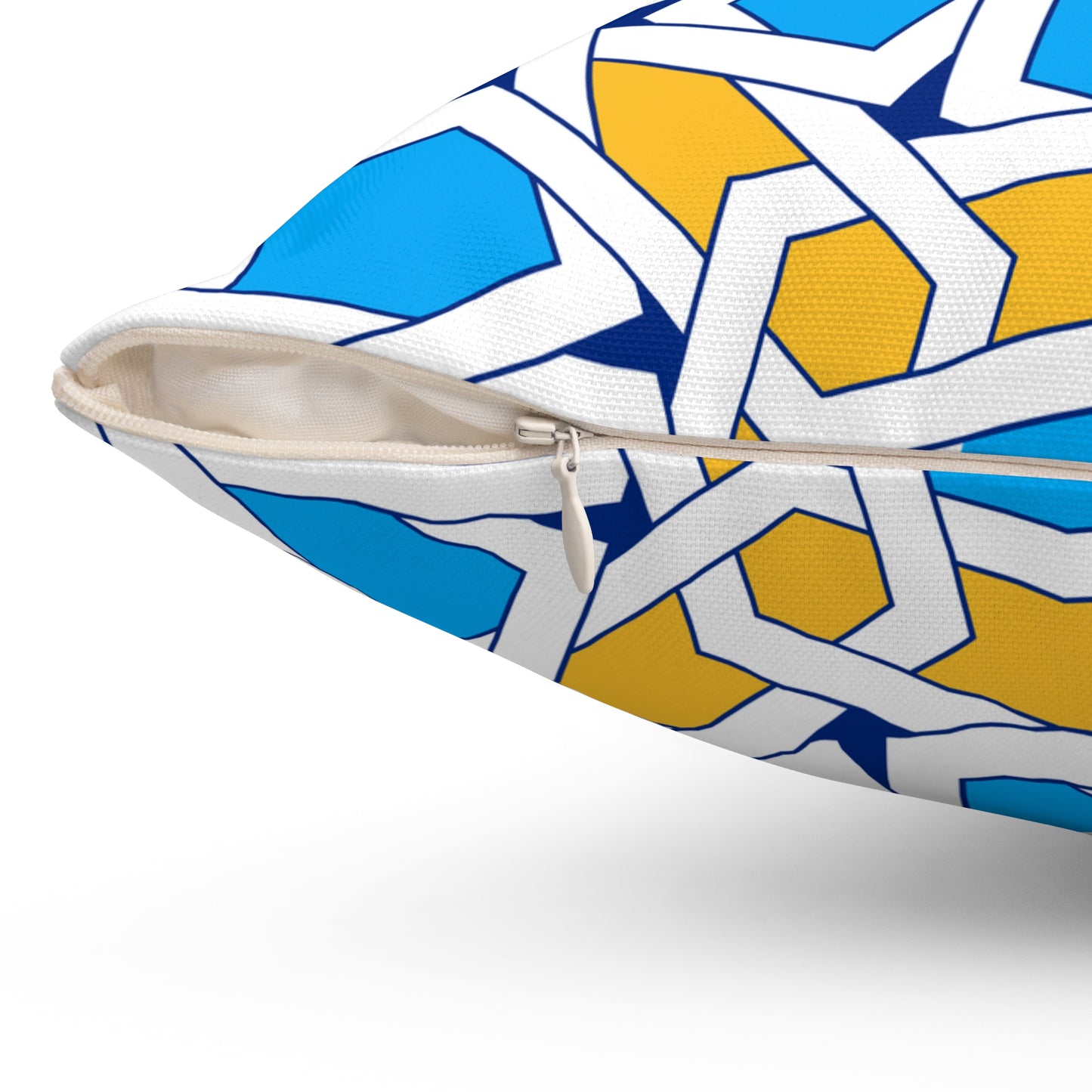 Spun Polyester Square Pillow Persion Design