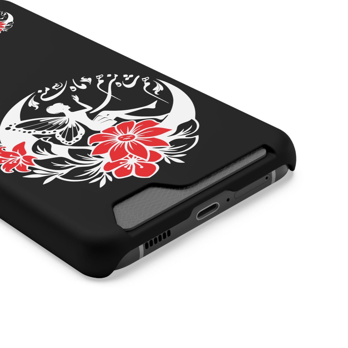 ENCHANTING PHONE CASE WITH CARD HOLDER | هم شاه منی هم ماه منی