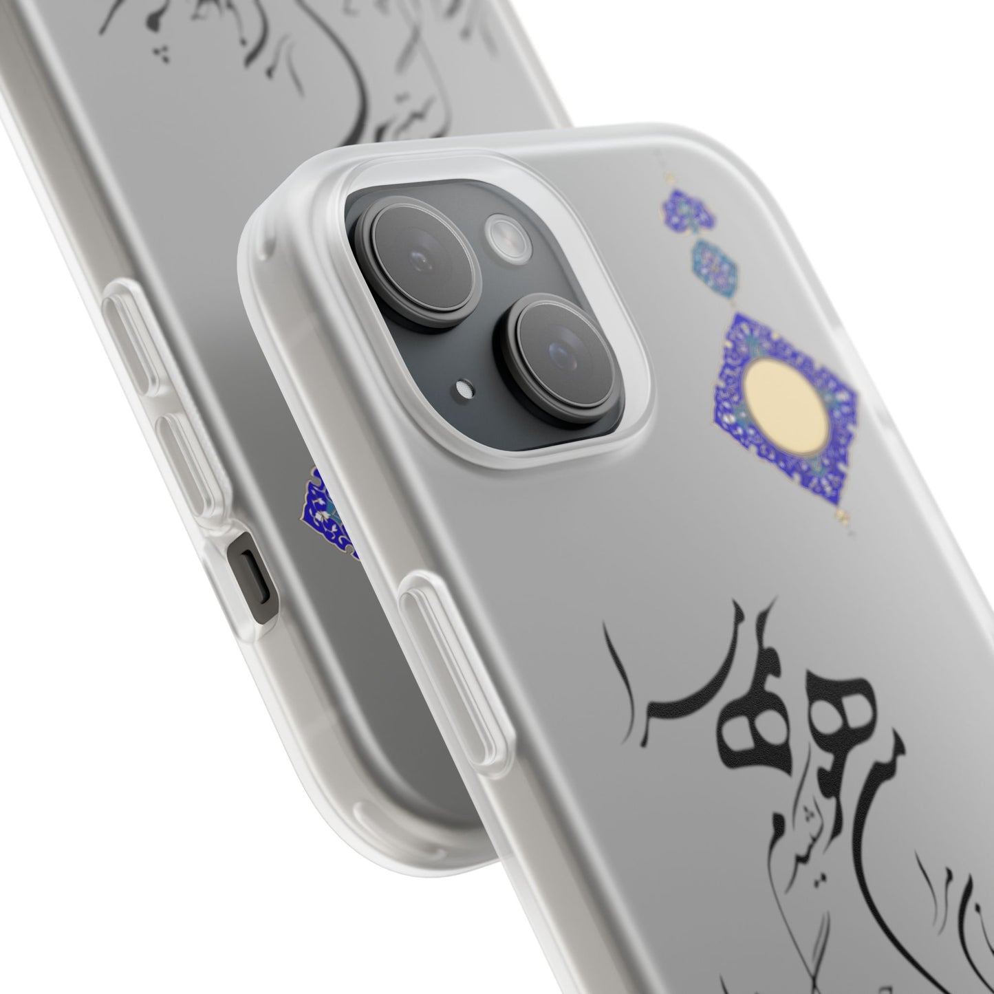 FLEXI PHONE CASE – PERSIAN CALLIGRAPHY RUMI POEM « من هو کشیدم هو مرا من جان شدم جانان مرا