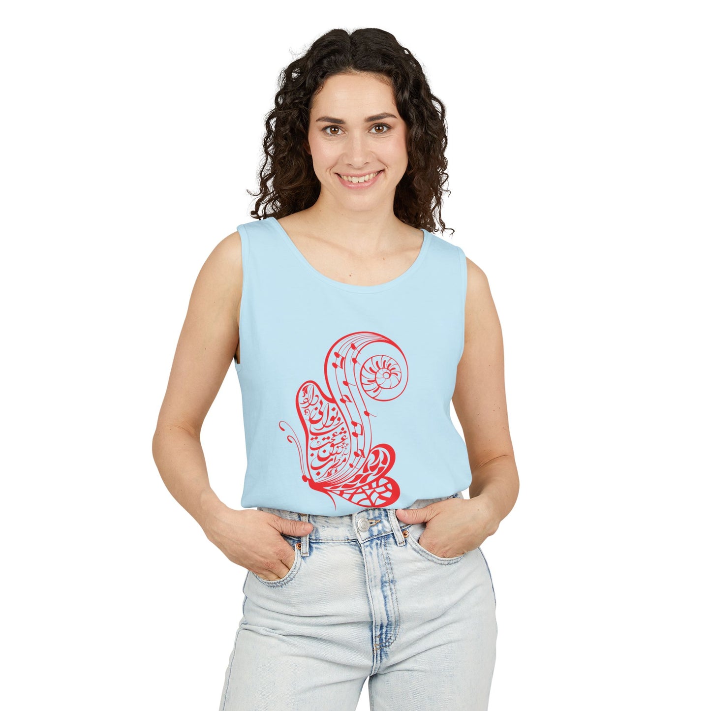 WOMEN'S TANK TOP مطرب عشق عجب ساز و نوایی دارد شاعر حافظ