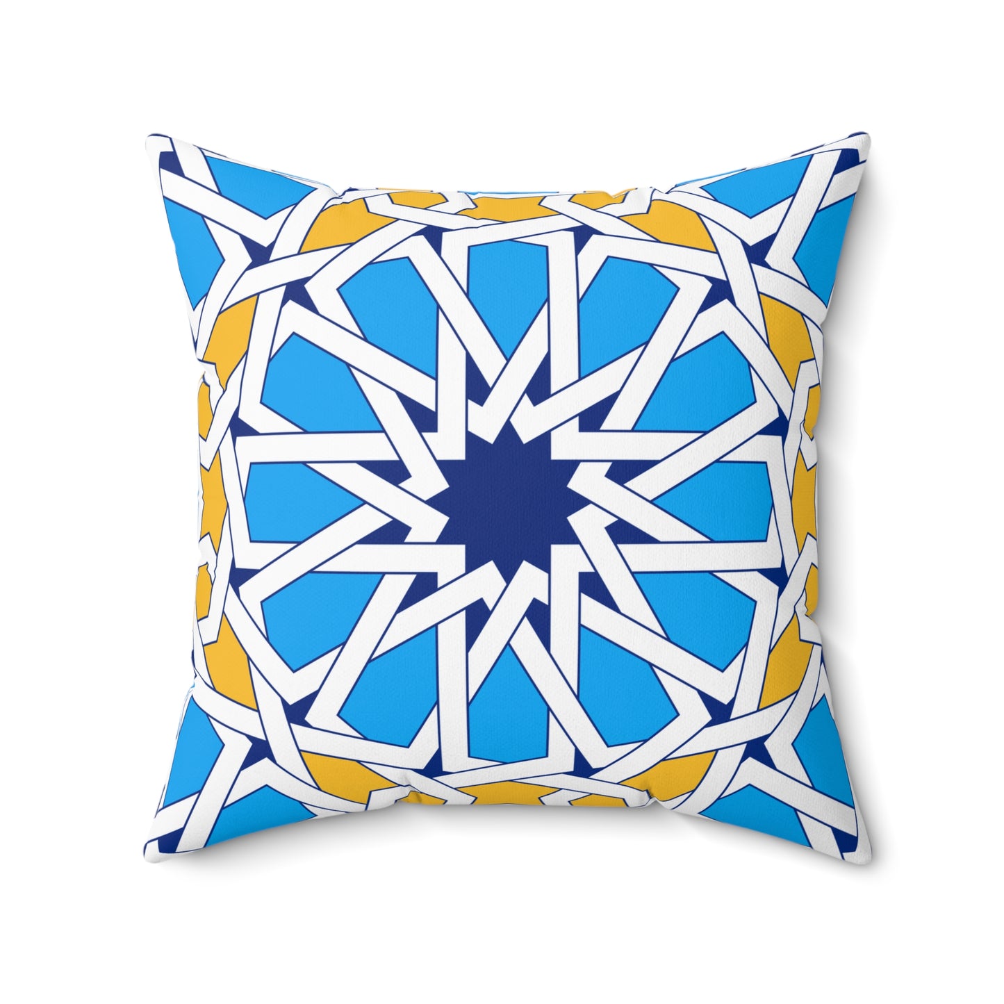 Spun Polyester Square Pillow Persion Design