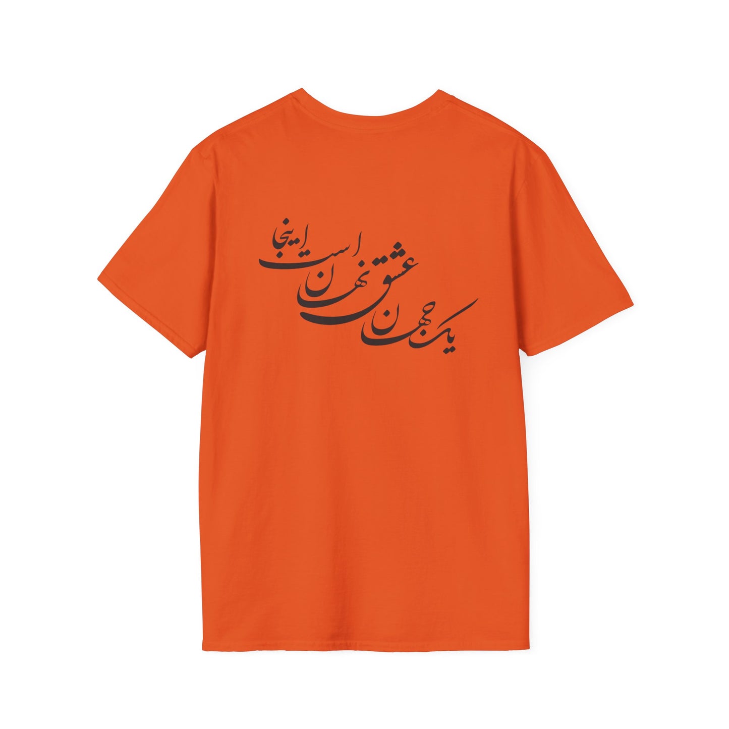 UNISEX SOFTSTYLE T-SHIRT | IRAN MAP "همه عالم تن است و ایران قلب آن"