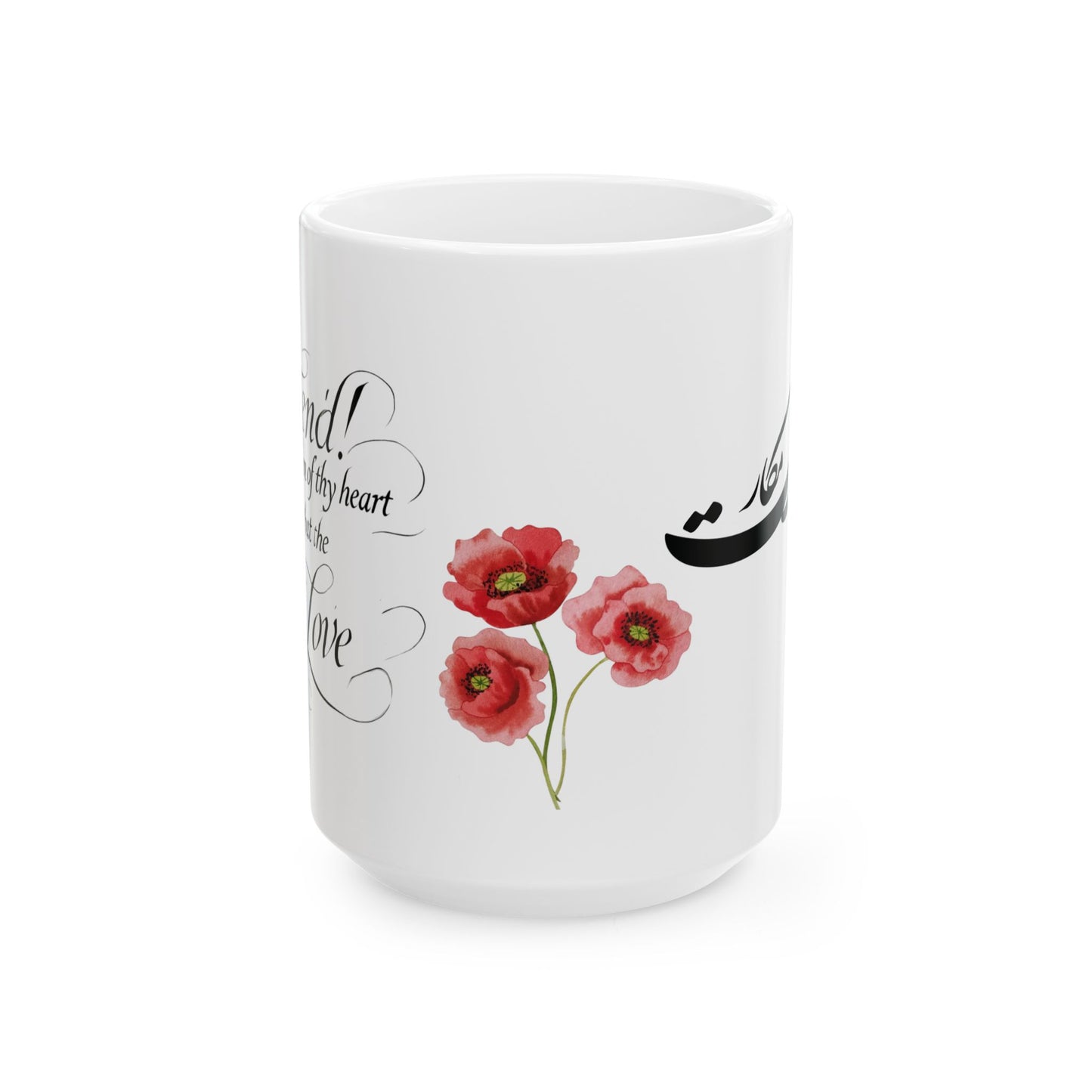 LOVE MUGای دوست در روضه قلب جز گل عشق مکار
