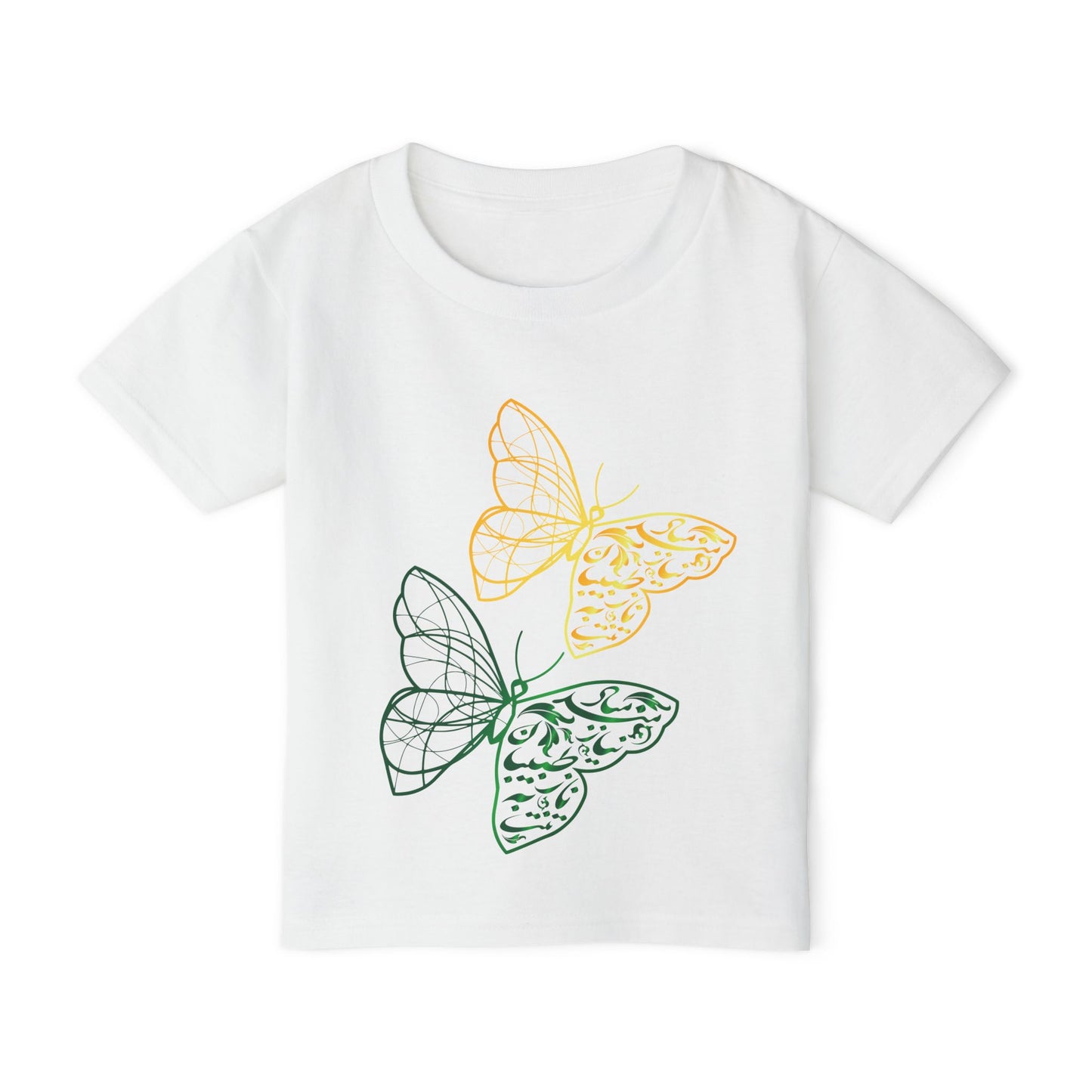 BUTTERFLY PRINT TODDLER T-SHIRT تنت به ناز طبیبان نیازمند مباد"