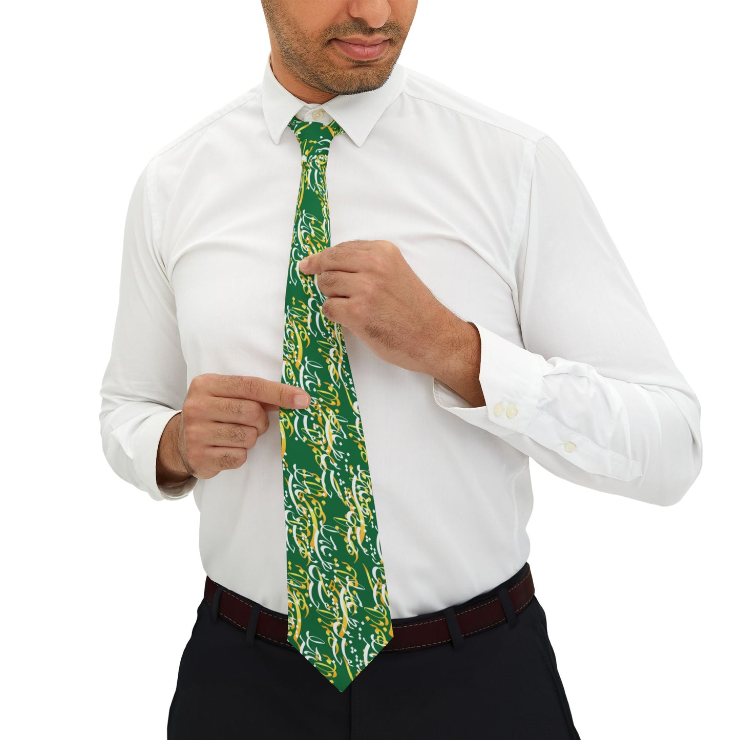 Necktie with Persion Calligraphy