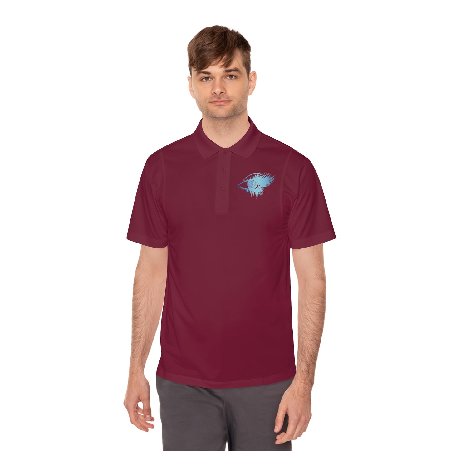 Persion Caligraphy Men's Sport Polo Shirt
