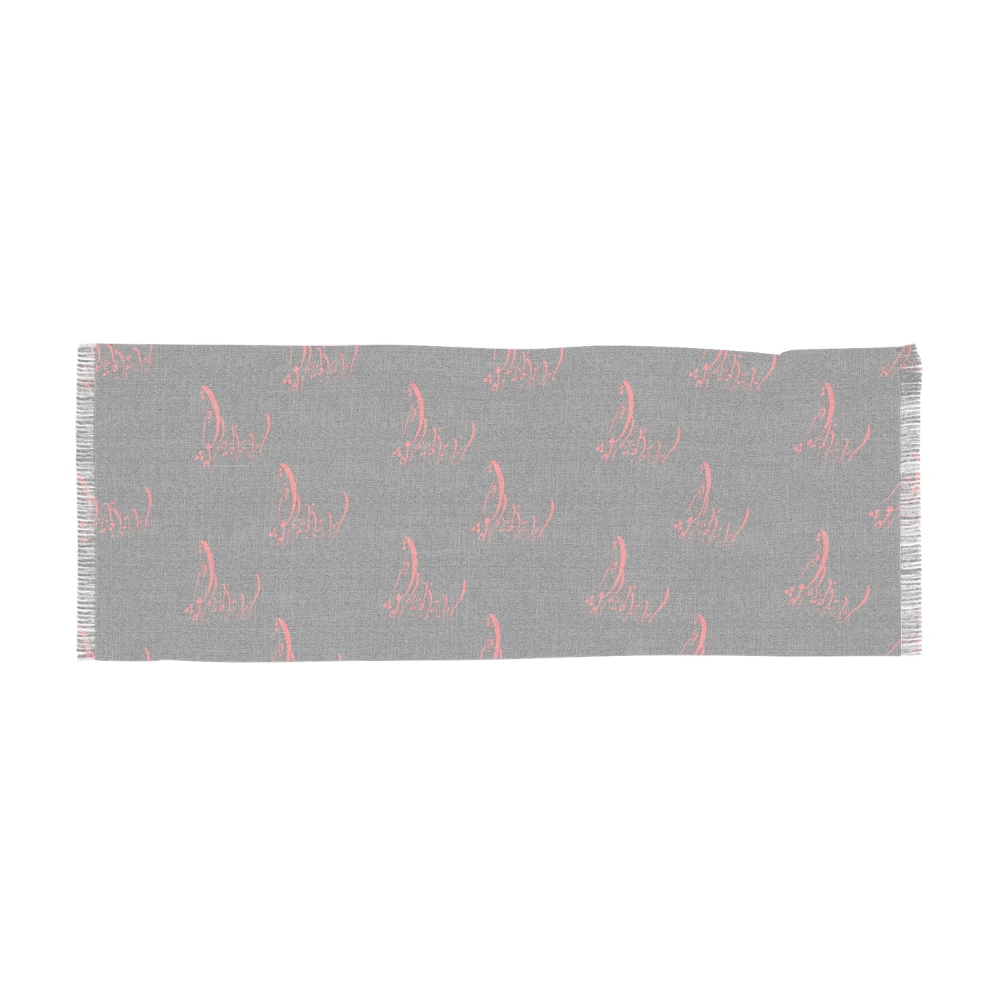 PERSIAN CALLIGRAPHY LIGHT SCARF ای دوست در روضه قلب جز گل عشق مکار
