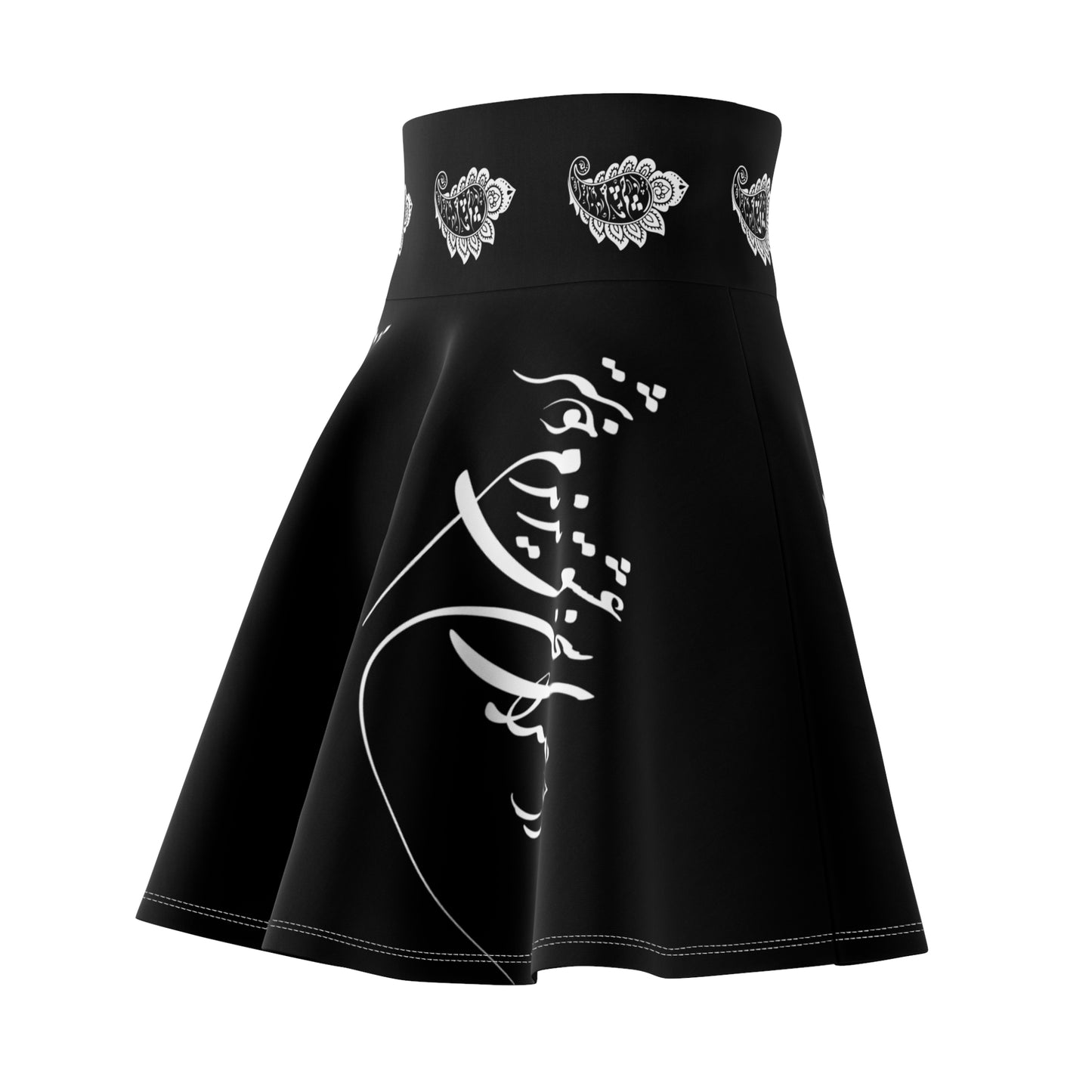 FARSI POETRY SKATER SKIRT – "از صدای سخن عشق نشنیدم خوشتر"