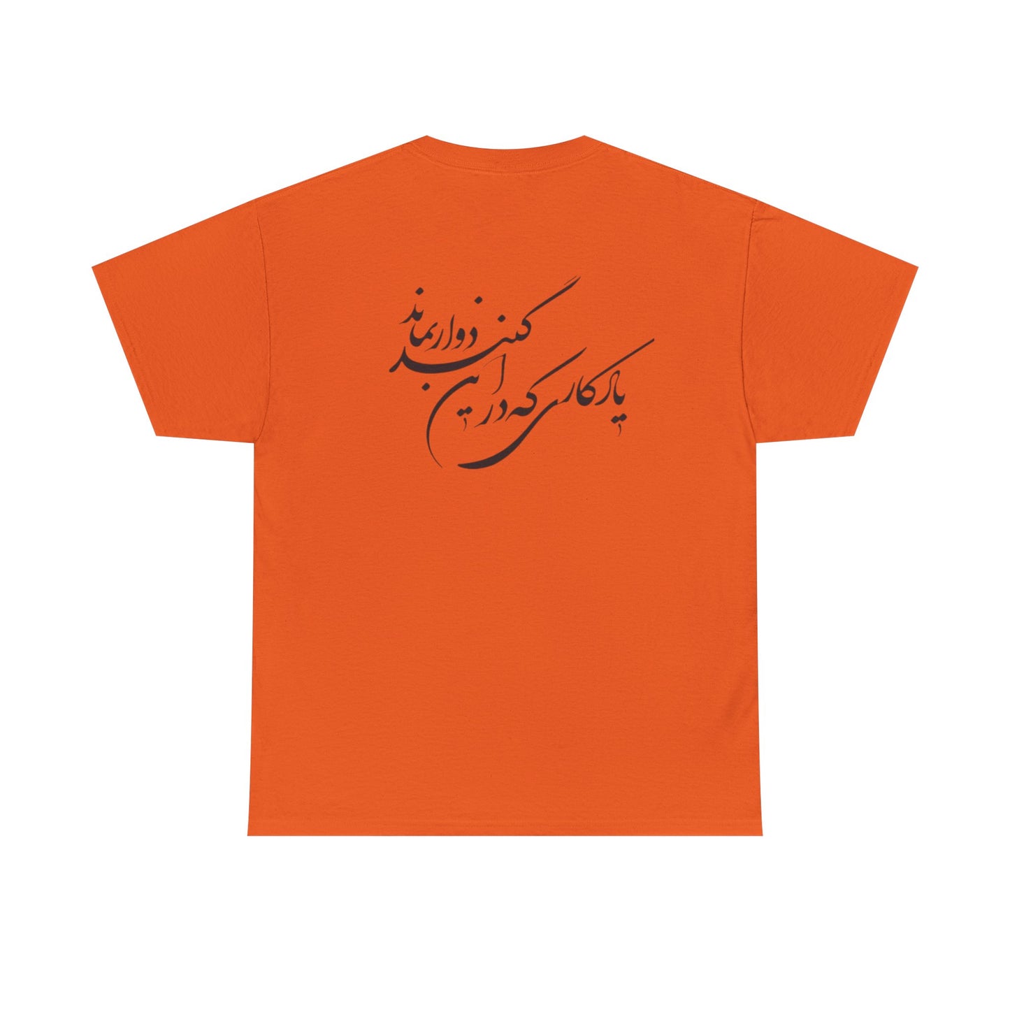 UNISEX HEAVY COTTON TEE | "باید که جمله جان شوی" + HAFEZ POETRY