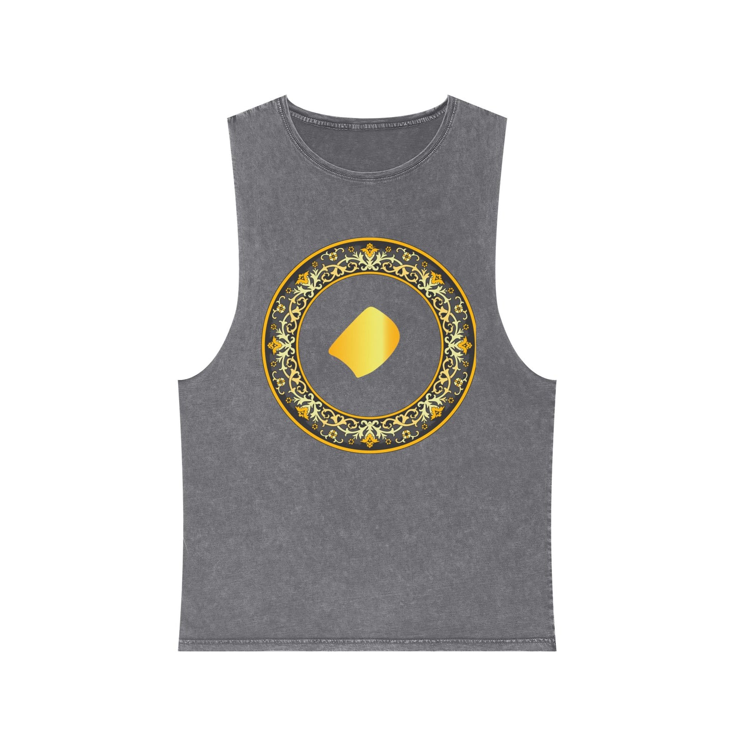 FARSI DOT UNISEX STONEWASH TANK TOP WITH TAZHIB نقطه فارسی