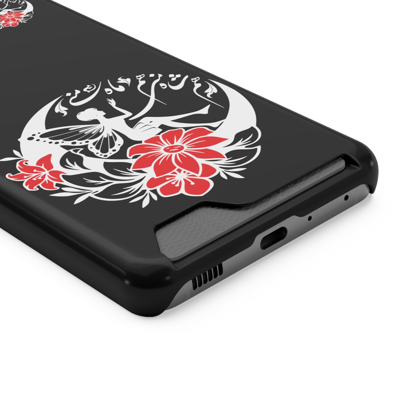 ENCHANTING PHONE CASE WITH CARD HOLDER | هم شاه منی هم ماه منی