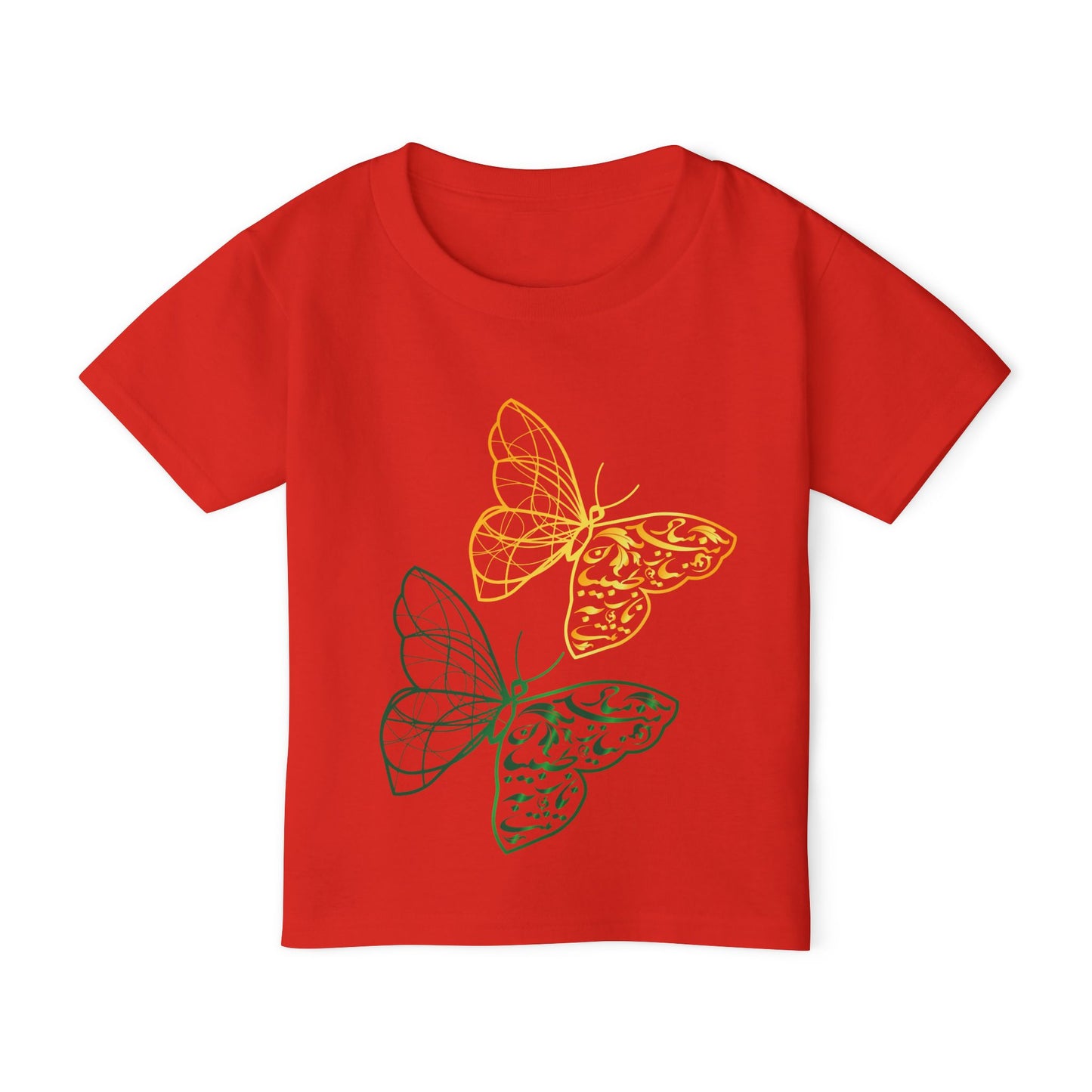 BUTTERFLY PRINT TODDLER T-SHIRT تنت به ناز طبیبان نیازمند مباد"