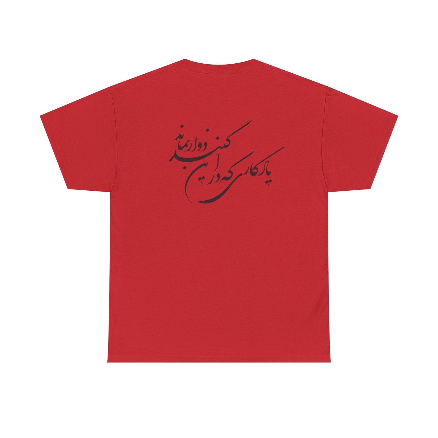 UNISEX HEAVY COTTON TEE | "باید که جمله جان شوی" + HAFEZ POETRY