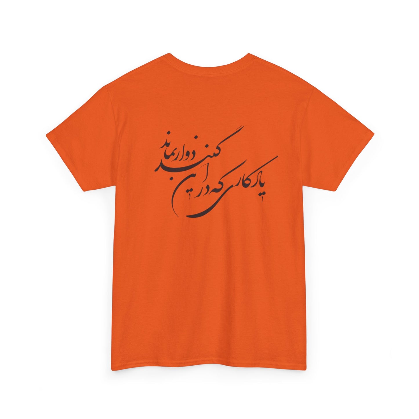 UNISEX HEAVY COTTON TEE | "باید که جمله جان شوی" + HAFEZ POETRY