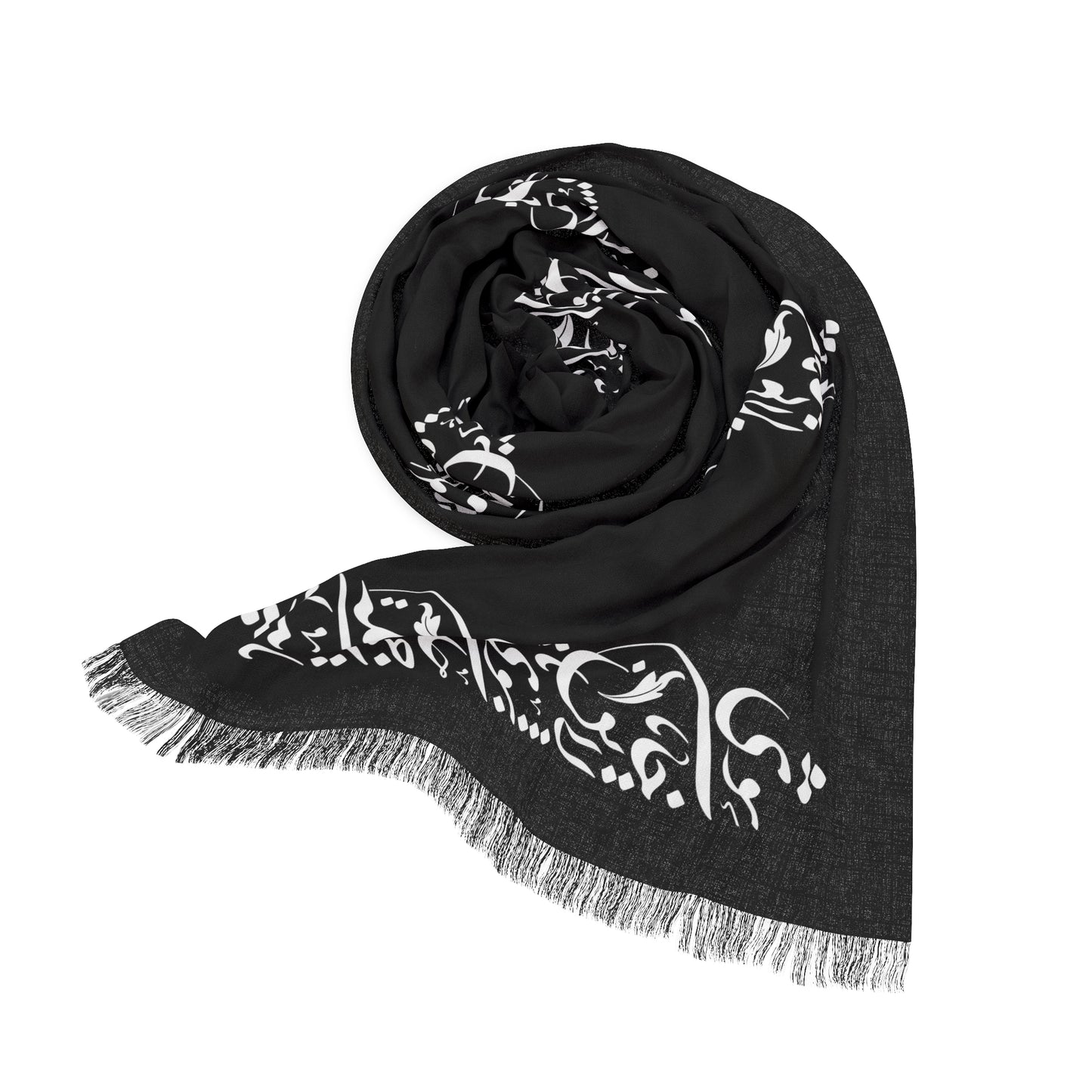 PERSIAN CALLIGRAPHY SCARF باید که جمله جان شوی تا لایق جانان شوی
