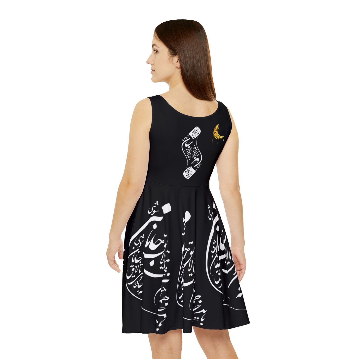 PERSIAN CALLIGRAPHY DANCE DRESS باید که جمله جان شوی