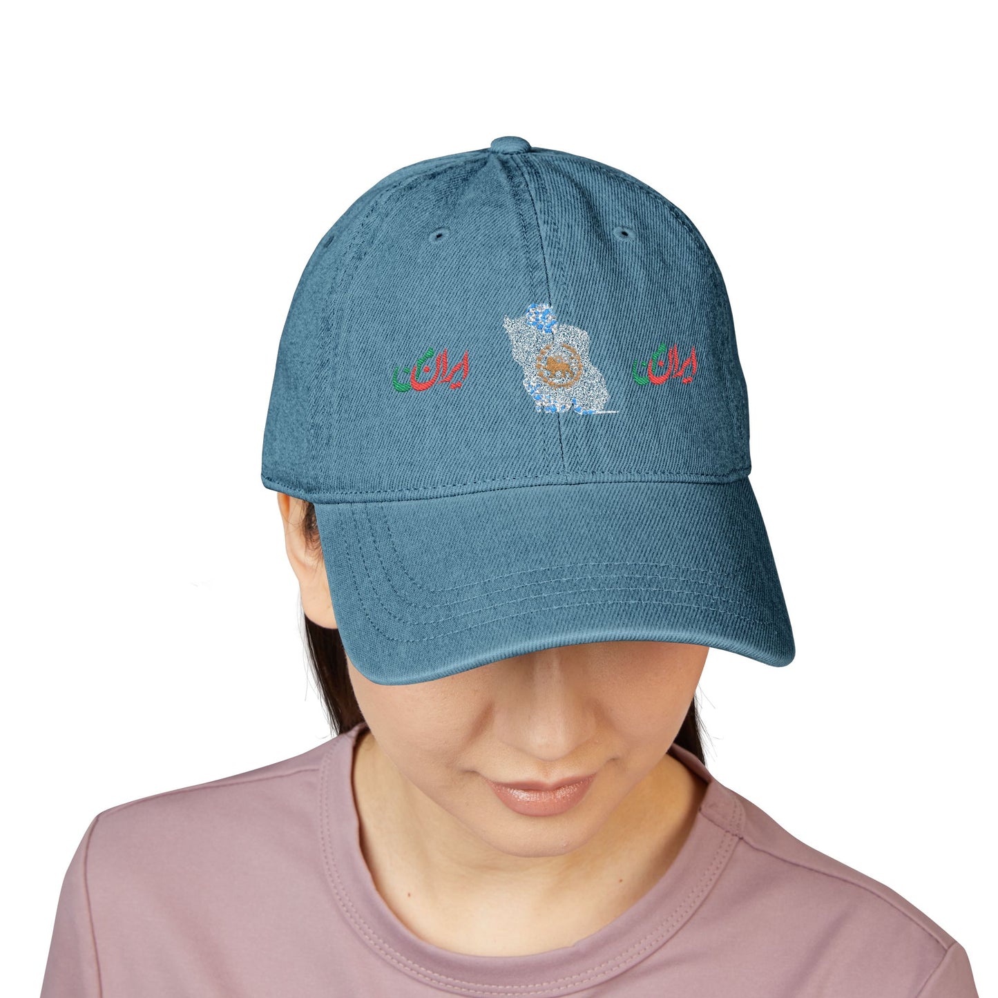 IRANIAN FLAG BUCKET HAT | AOP OUTDOOR HAT | "ایران من" (My Iran)