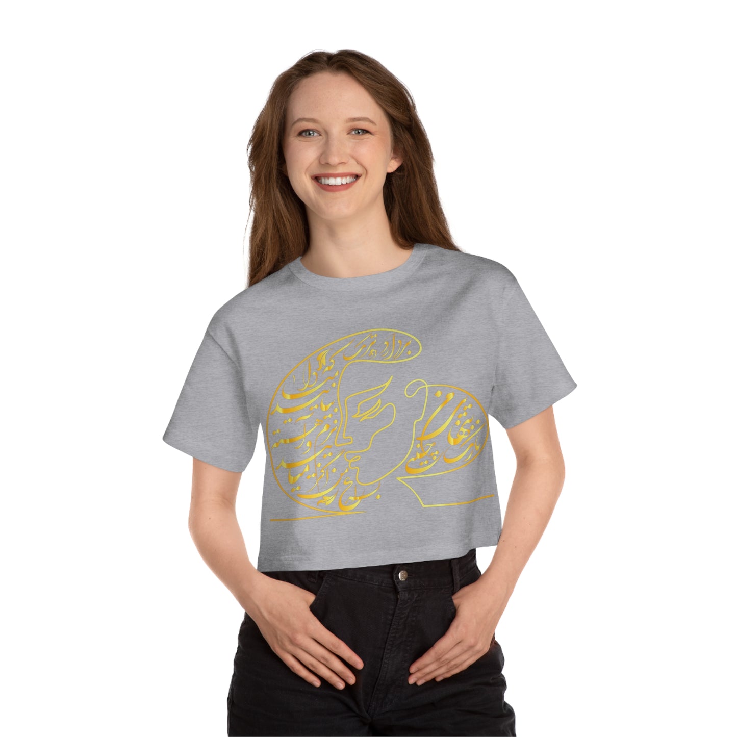 CHAMPION WOMEN'S HERITAGE CROPPED TEE | "به سراغ من اگر میآیی