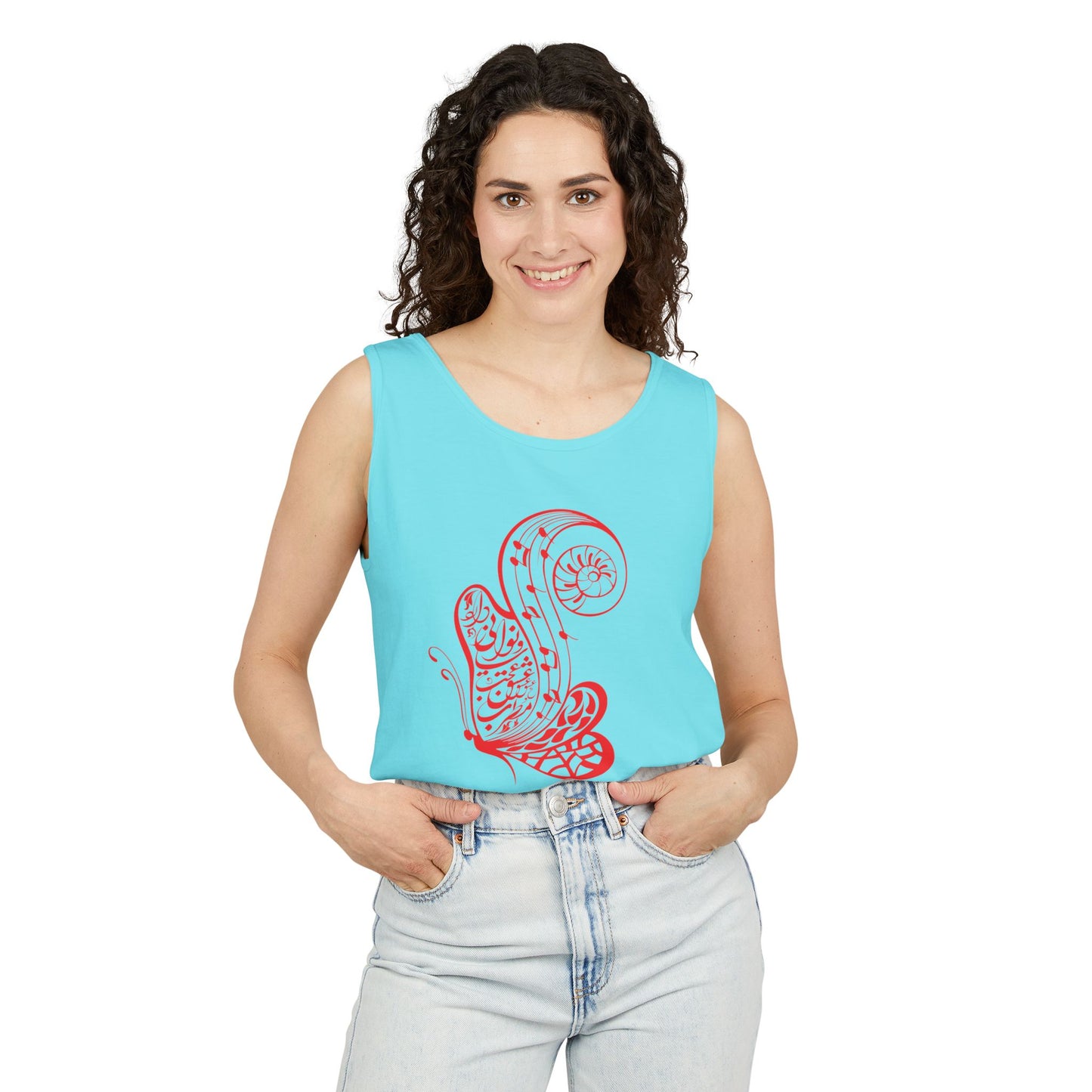 WOMEN'S TANK TOP مطرب عشق عجب ساز و نوایی دارد شاعر حافظ