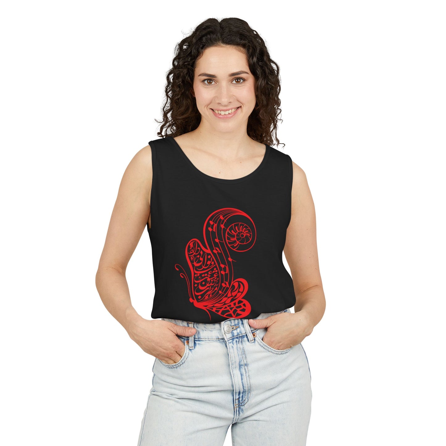 WOMEN'S TANK TOP مطرب عشق عجب ساز و نوایی دارد شاعر حافظ