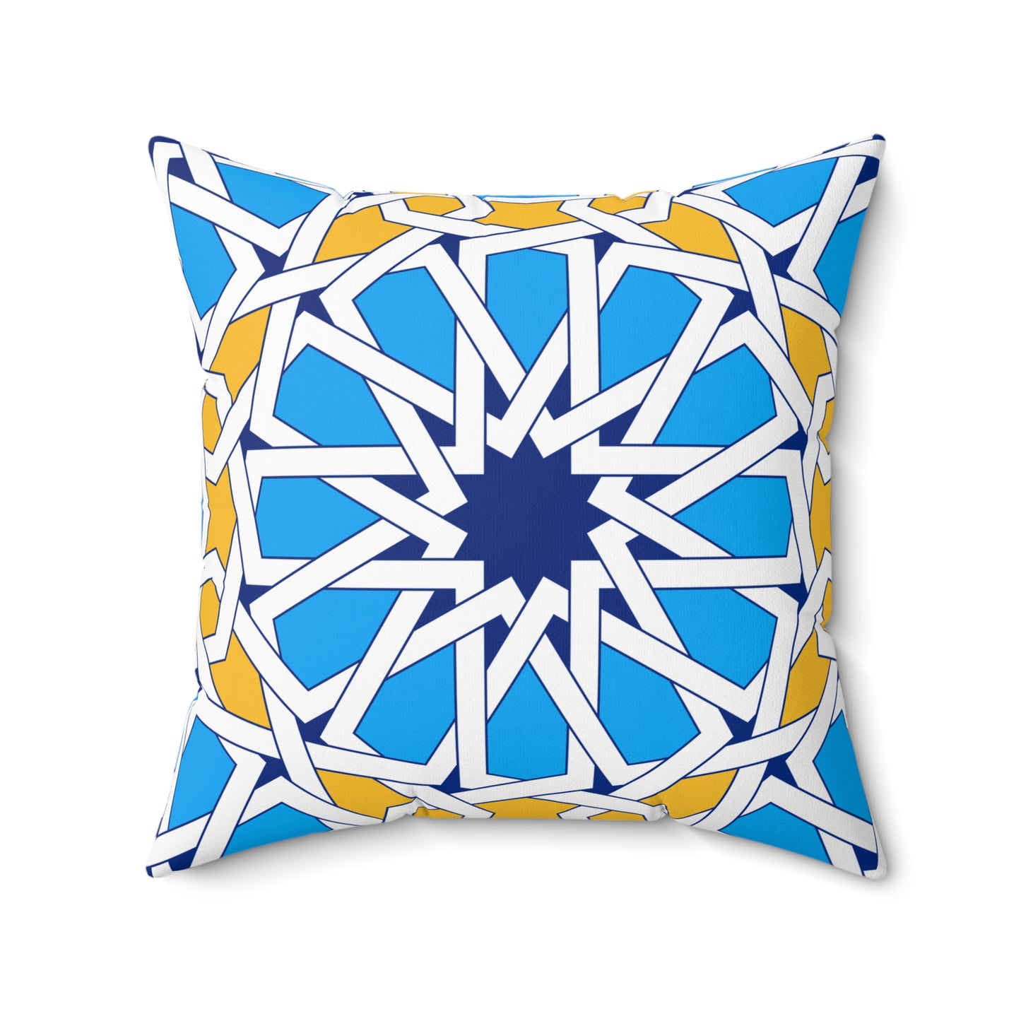 Spun Polyester Square Pillow Persion Design