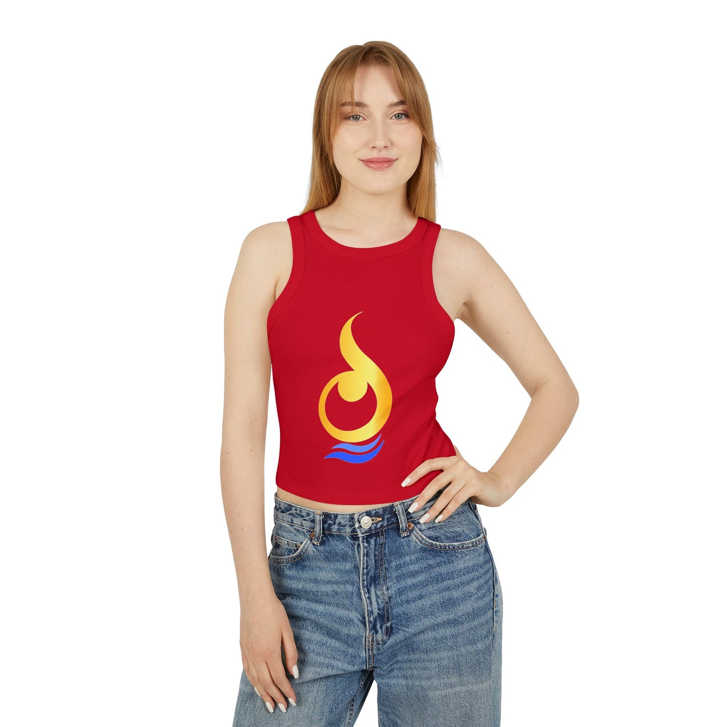 ALPHABET N RACER TANK ن