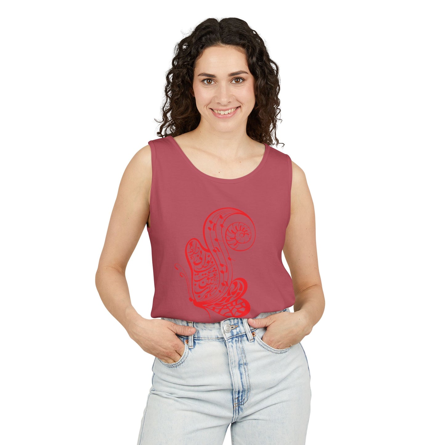 WOMEN'S TANK TOP مطرب عشق عجب ساز و نوایی دارد شاعر حافظ