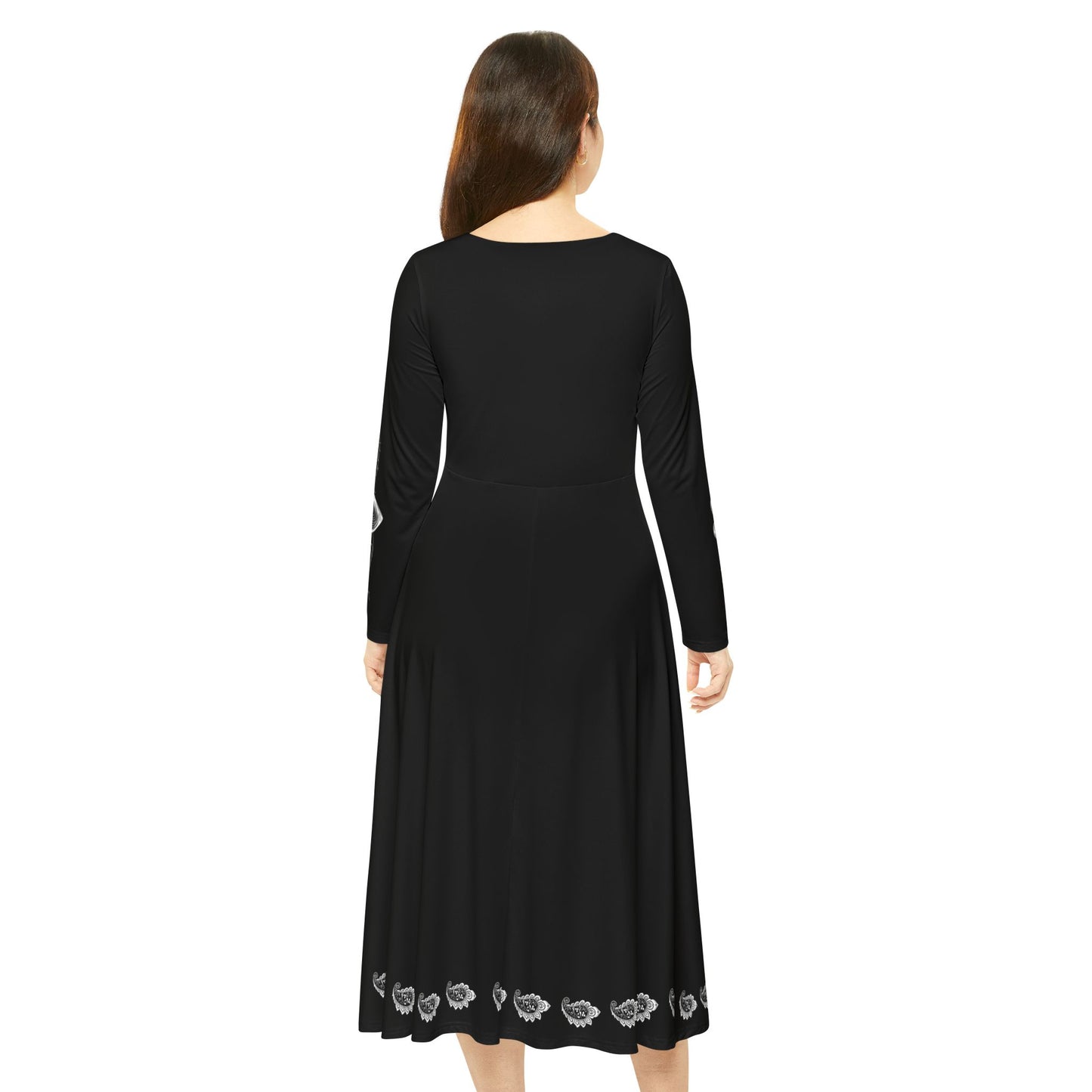 PERSIAN CALLIGRAPHY DANCE DRESS