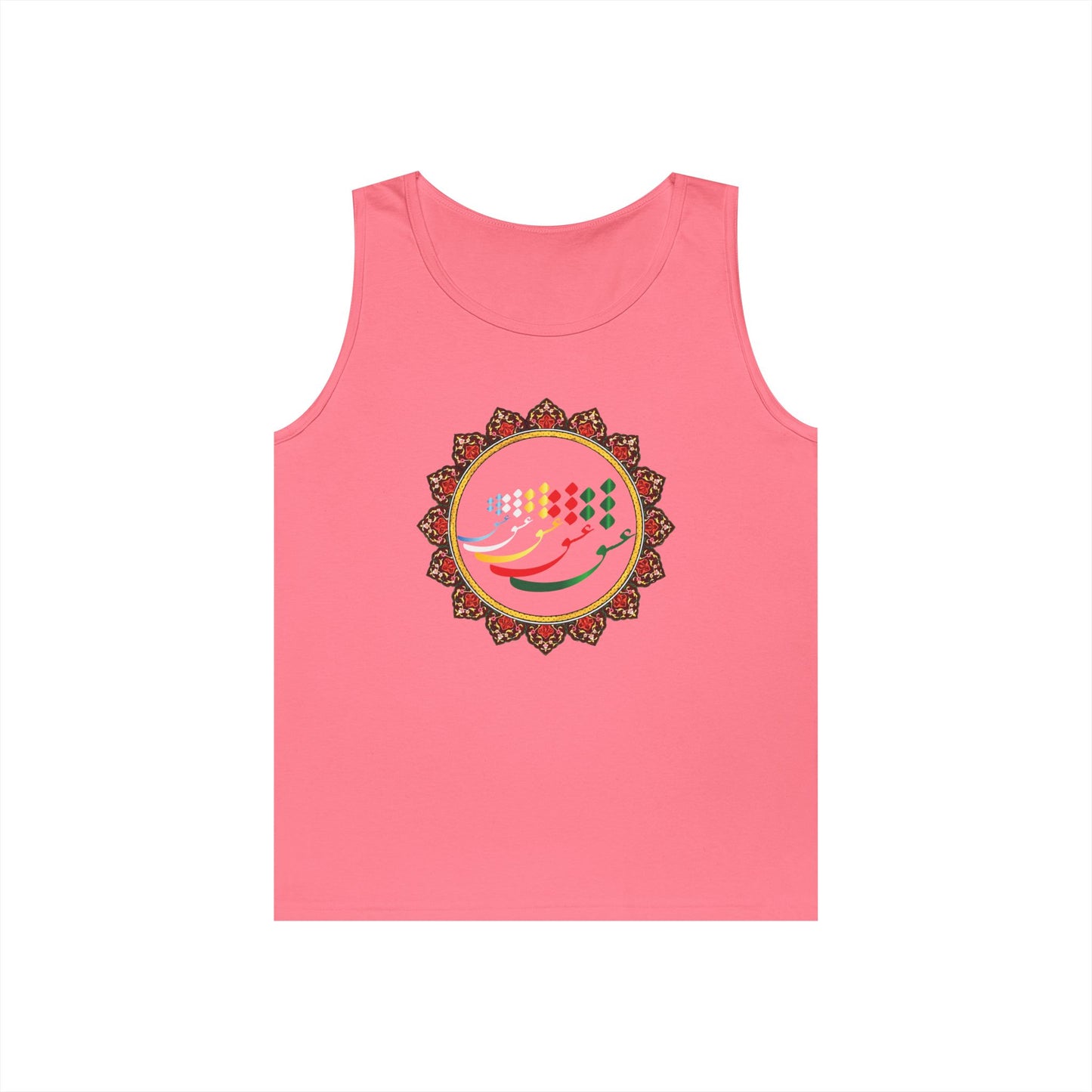 FARSI CALLIGRAPHY COTTON TANK TOP عشق