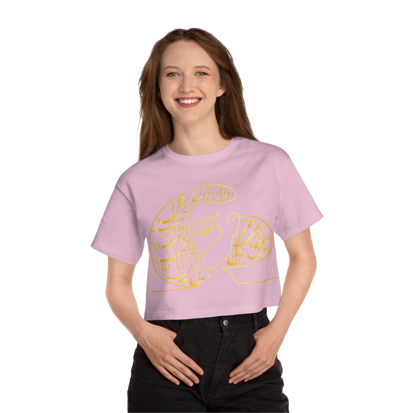 CHAMPION WOMEN'S HERITAGE CROPPED TEE | "به سراغ من اگر میآیی
