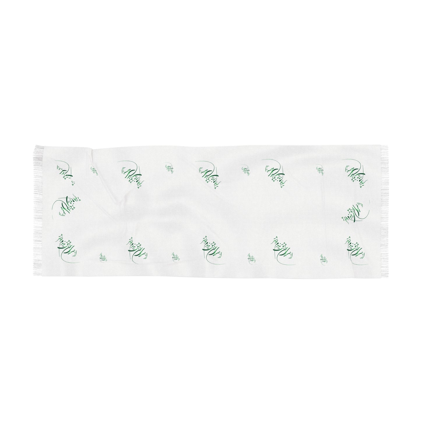 FARSI CALLIGRAPHY LIGHTWEIGHT FLORAL SCARF