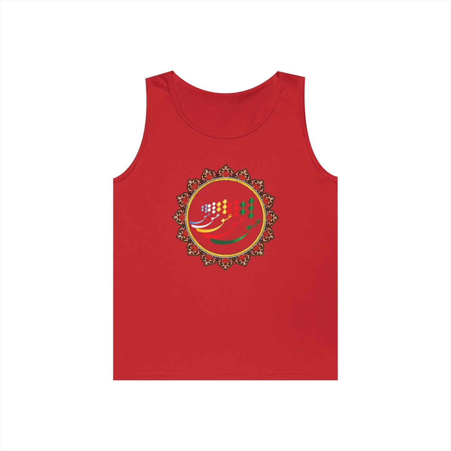 FARSI CALLIGRAPHY COTTON TANK TOP عشق