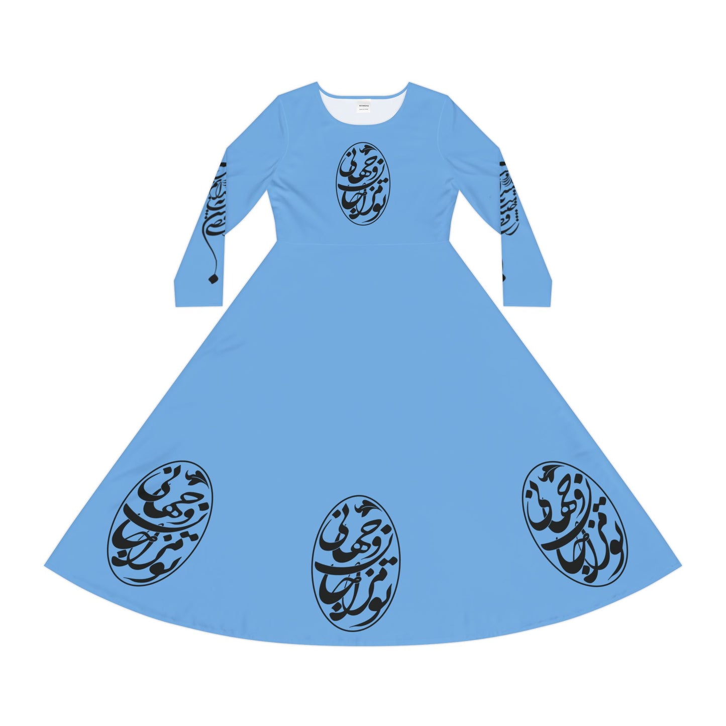PERSIAN CALLIGRAPHY DANCE DRESS | تو مرا جان و جانی