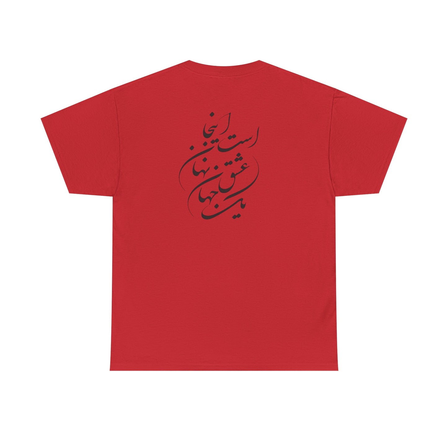 HEAVY COTTON TEE | "توانا بود هرکه دانا بود" + HAFEZ POETRY