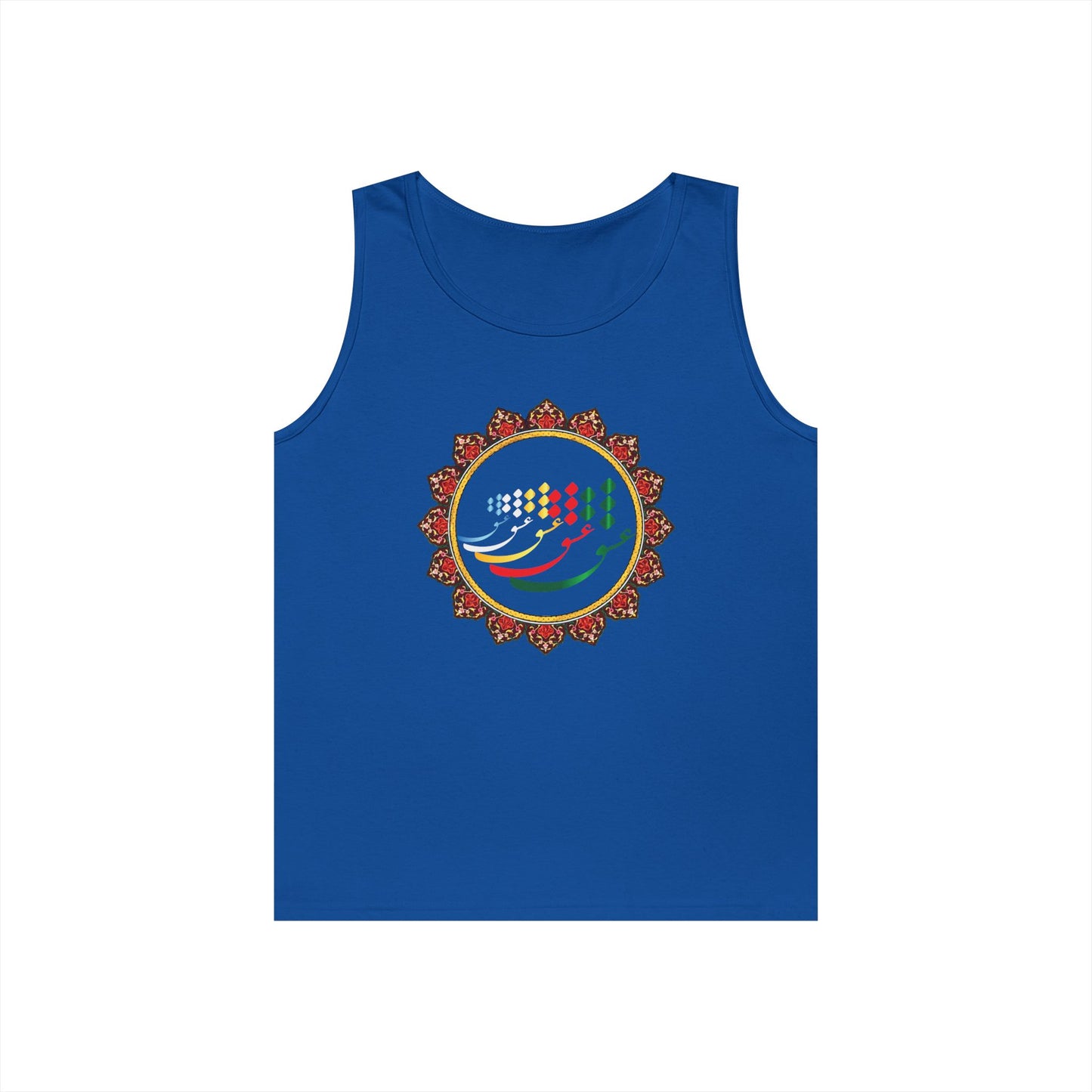 FARSI CALLIGRAPHY COTTON TANK TOP عشق