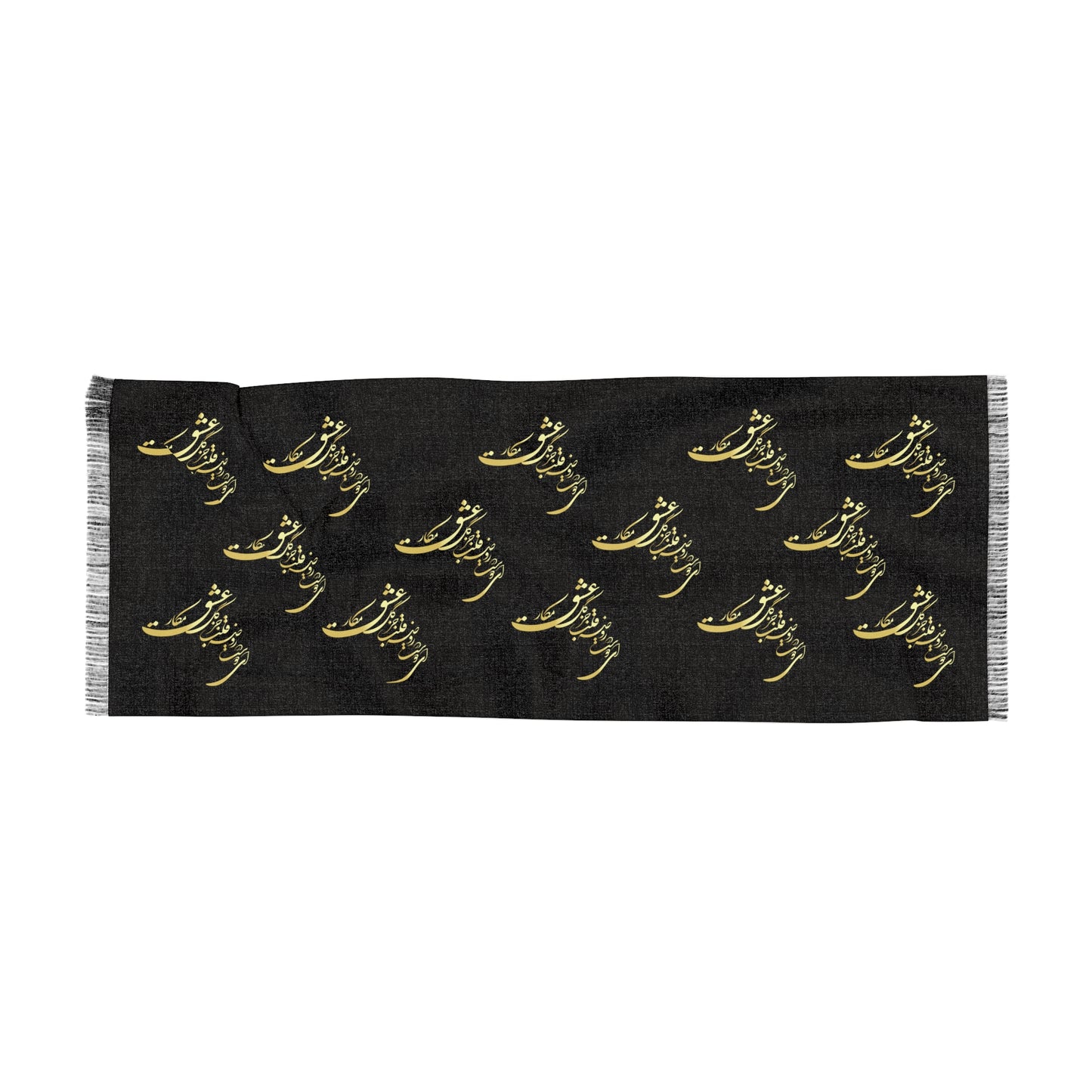 Light Scarf Shawl آی دوست در روضه قلب جز گل عشق مکار
