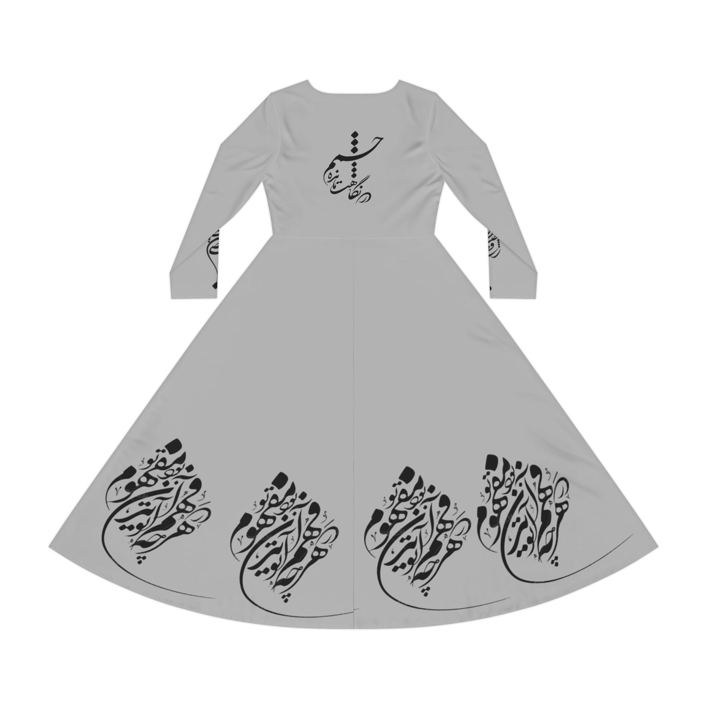 PERSIAN CALLIGRAPHY DANCE DRESS باران میبارد