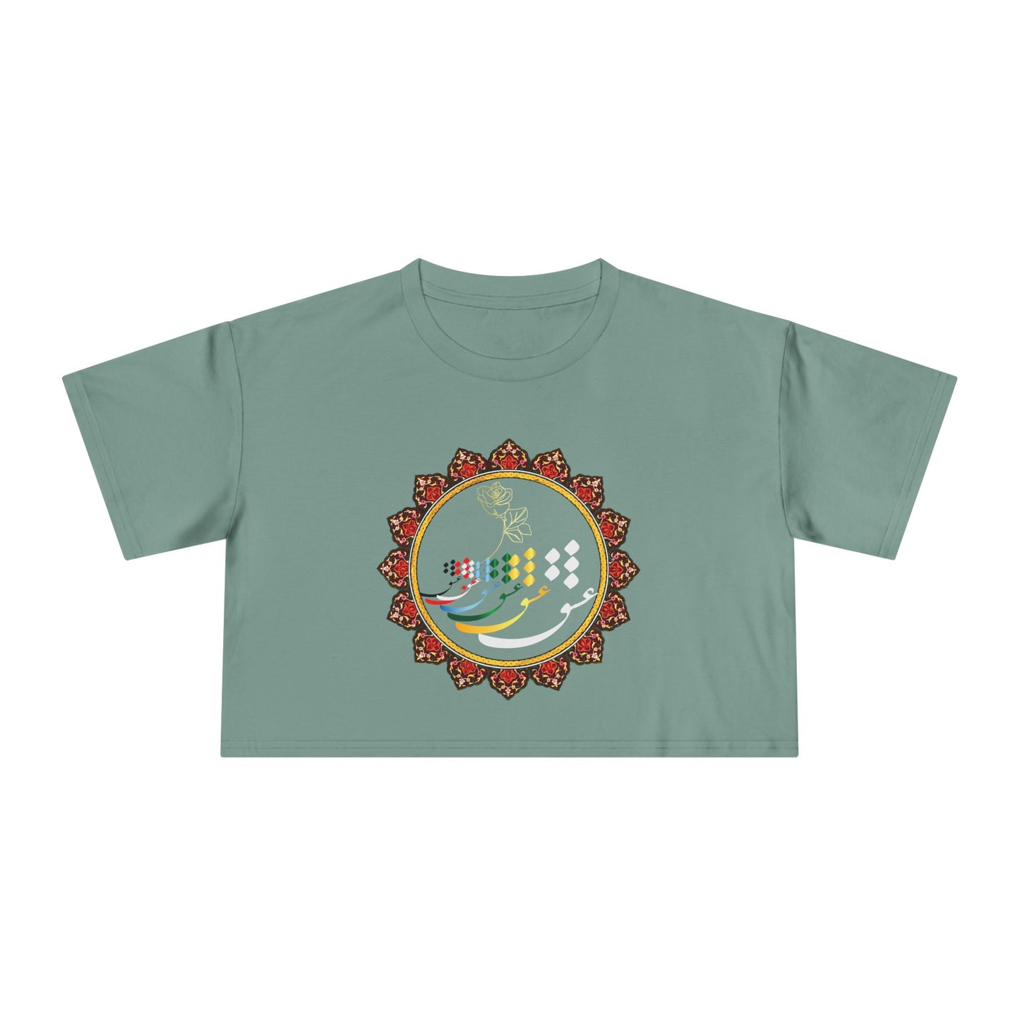 LOVE WOMEN'S CROP TEE عشق