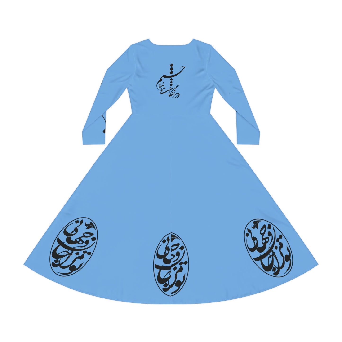PERSIAN CALLIGRAPHY DANCE DRESS | تو مرا جان و جانی