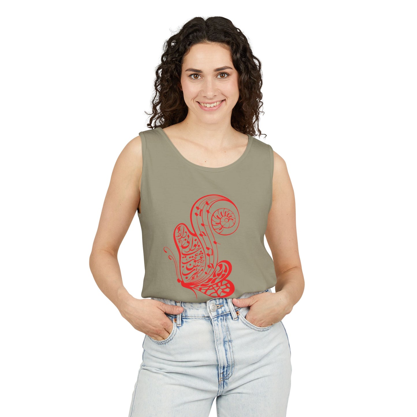WOMEN'S TANK TOP مطرب عشق عجب ساز و نوایی دارد شاعر حافظ