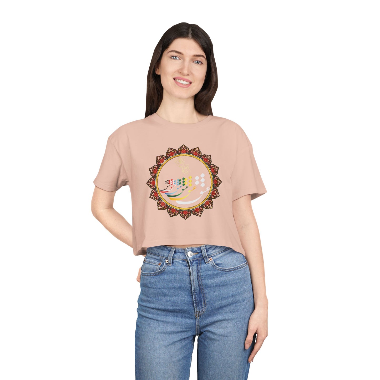 LOVE WOMEN'S CROP TEE عشق