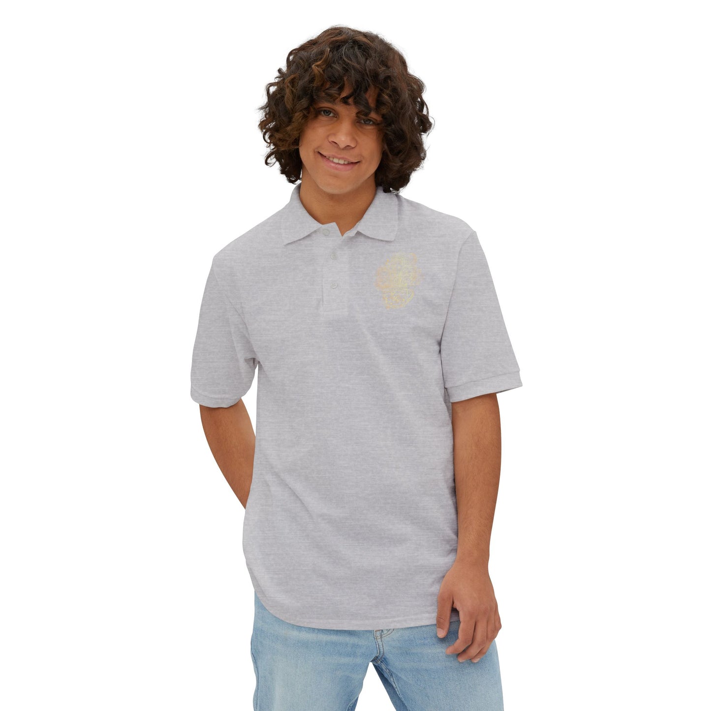 persion Calligraphy Men's Polo Shirt